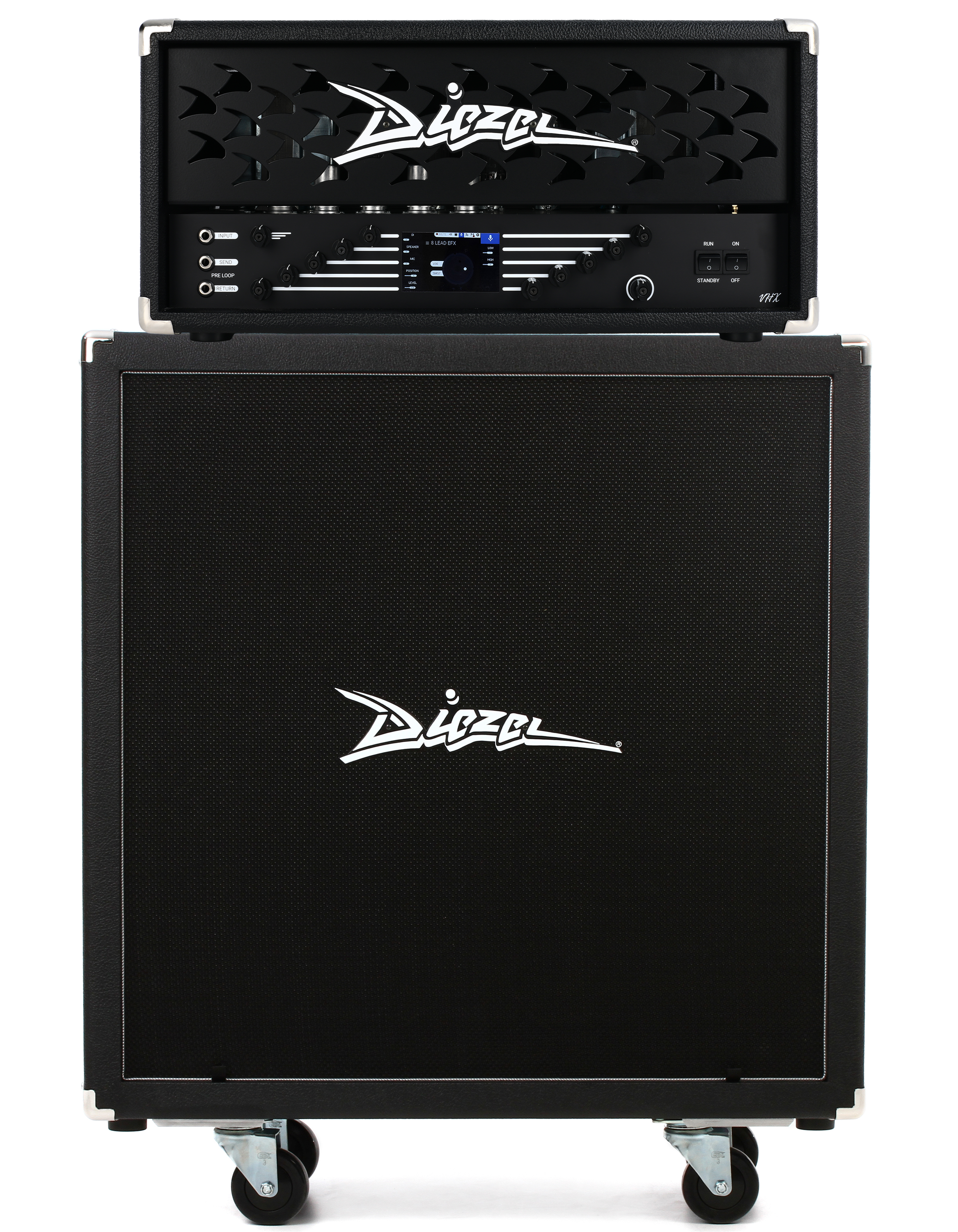 Diezel VHX 100-watt Tube Head with 240-watt 4x12 Cabinet | Sweetwater