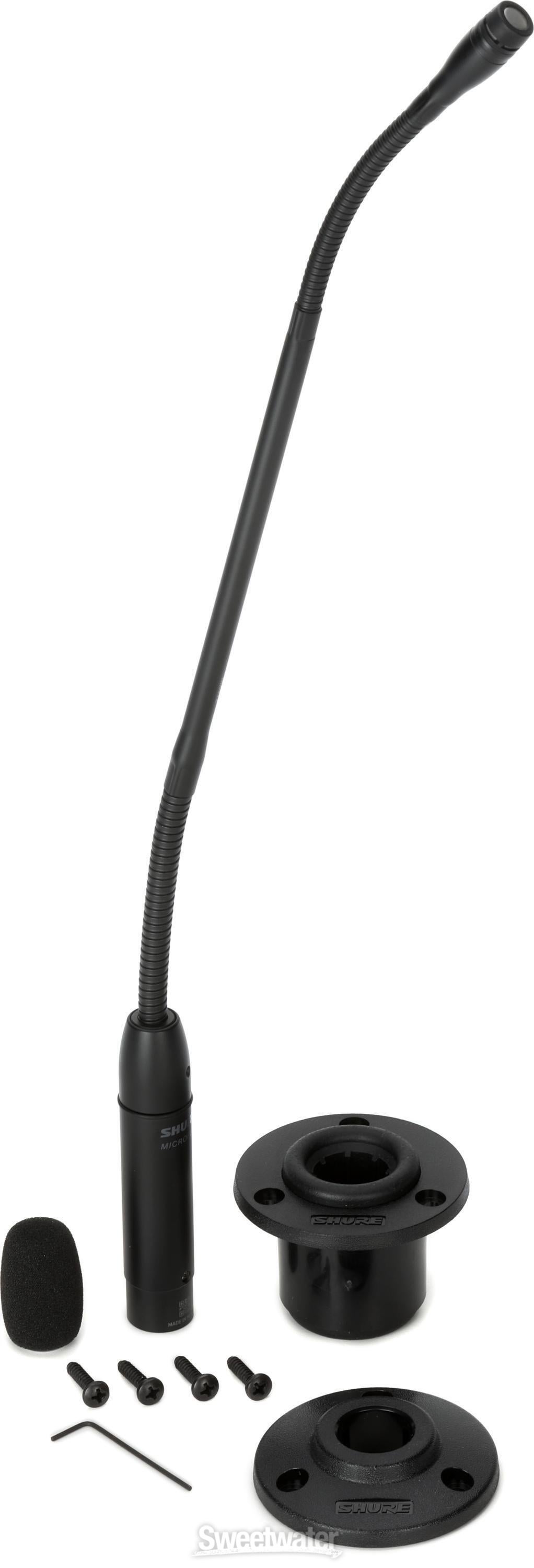 Shure MX412/S 12 inch Supercardioid Gooseneck Microphone