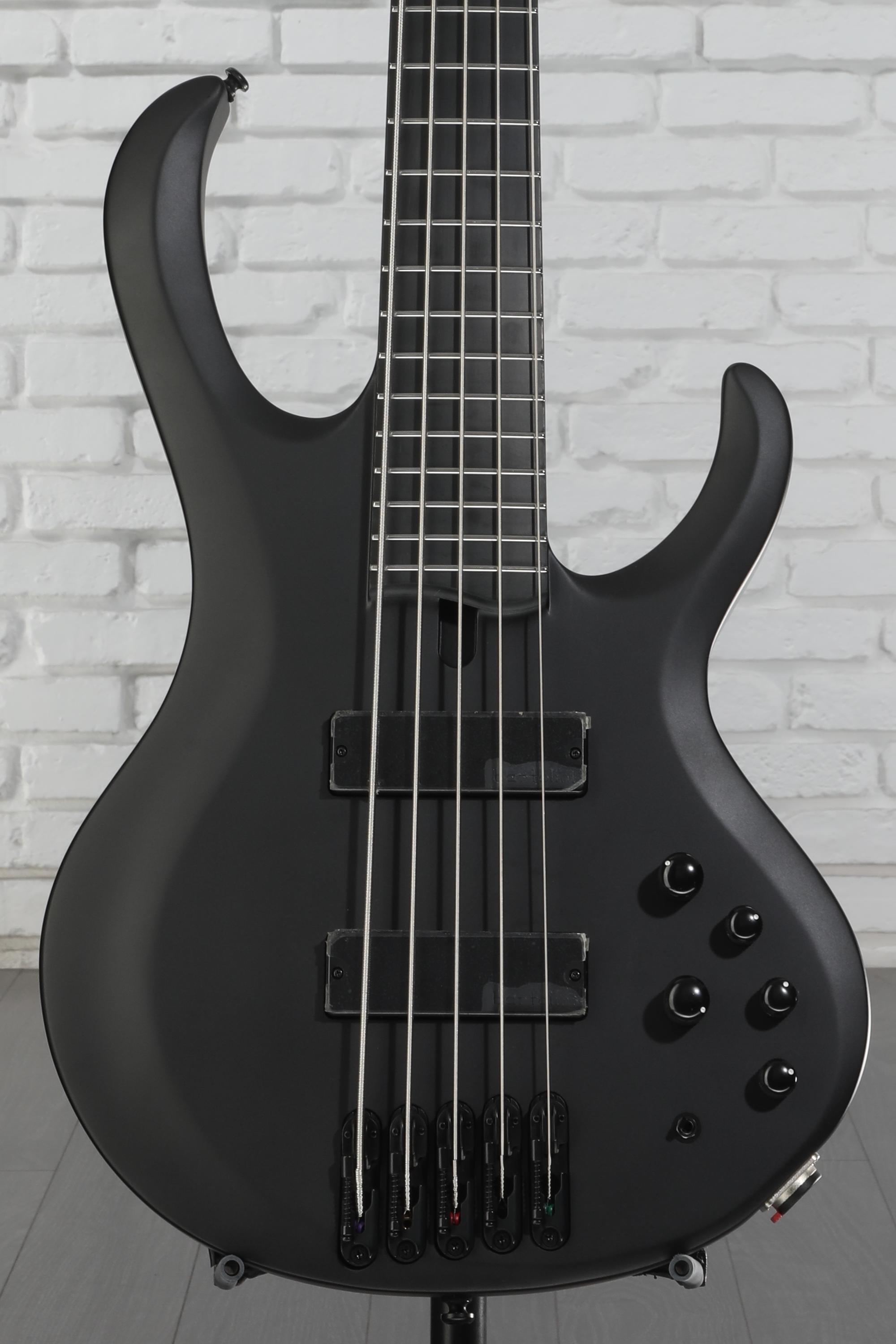 Ibanez Iron Label BTB652EX - Black Flat | Sweetwater