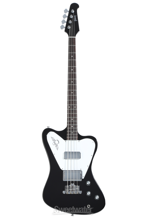 ベース Gibson USA Non-Reverse Thunderbird Gibson Non-Reverse Thunderbird Electric Bass Guitar - Ebony