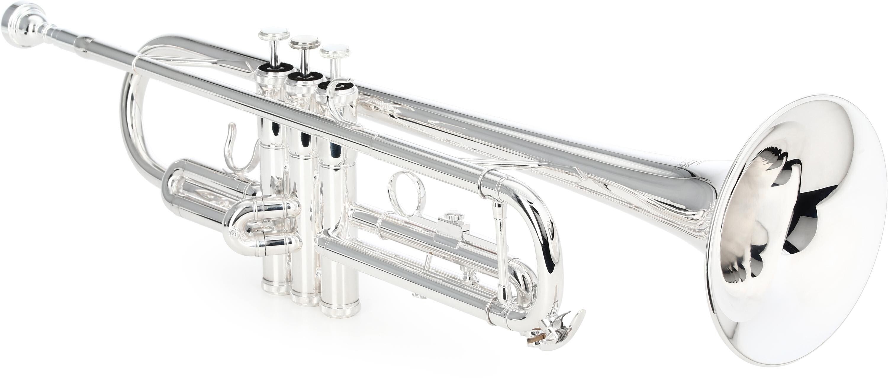 Victory Musical Instruments Triumph Series Student Bb Trumpet - Silver  Plated