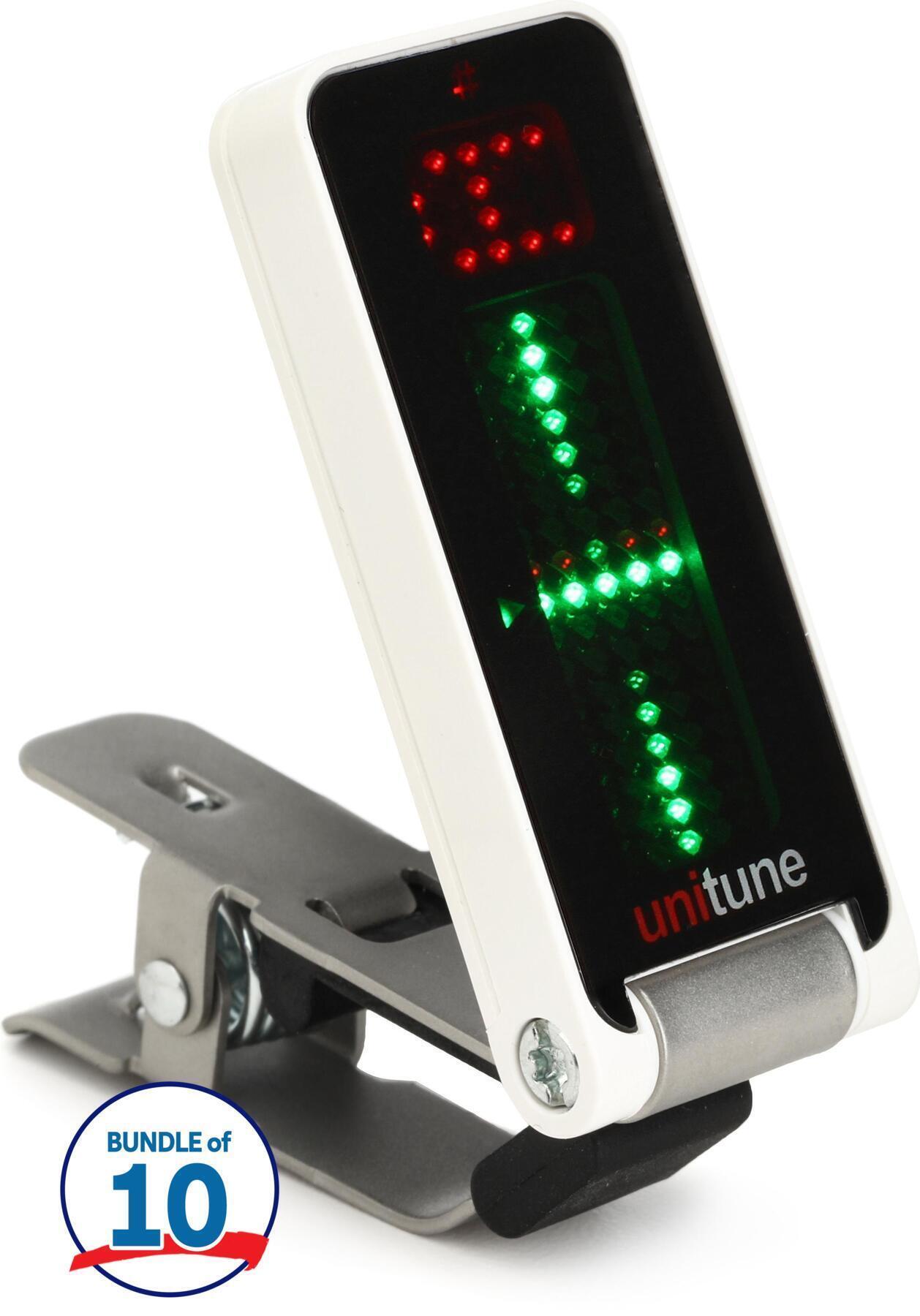 Photo of TC Electronic UniTune Clip Clip-on Chromatic Tuner - Sweetwater Exclusive 10 Pack