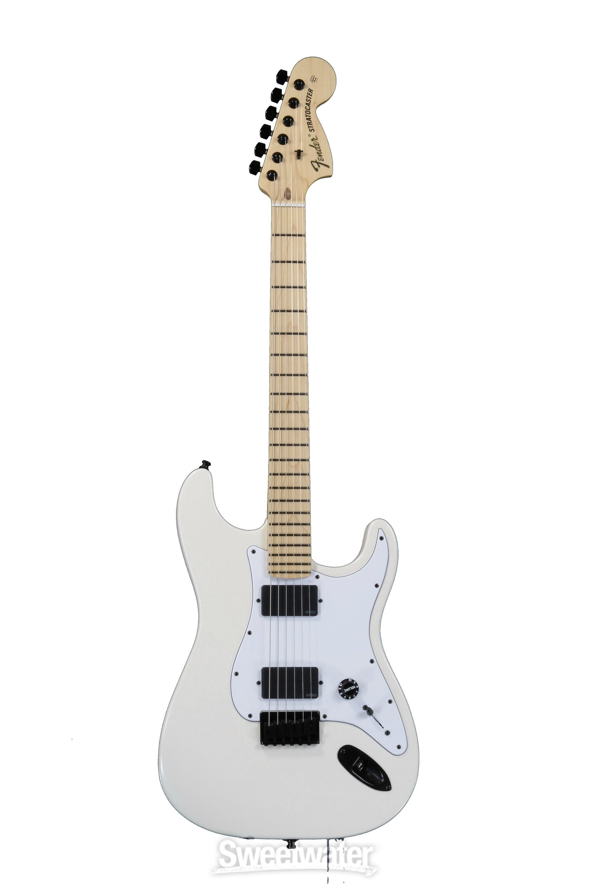 Fender Jim Root Stratocaster - Flat White with Maple Fingerboard 