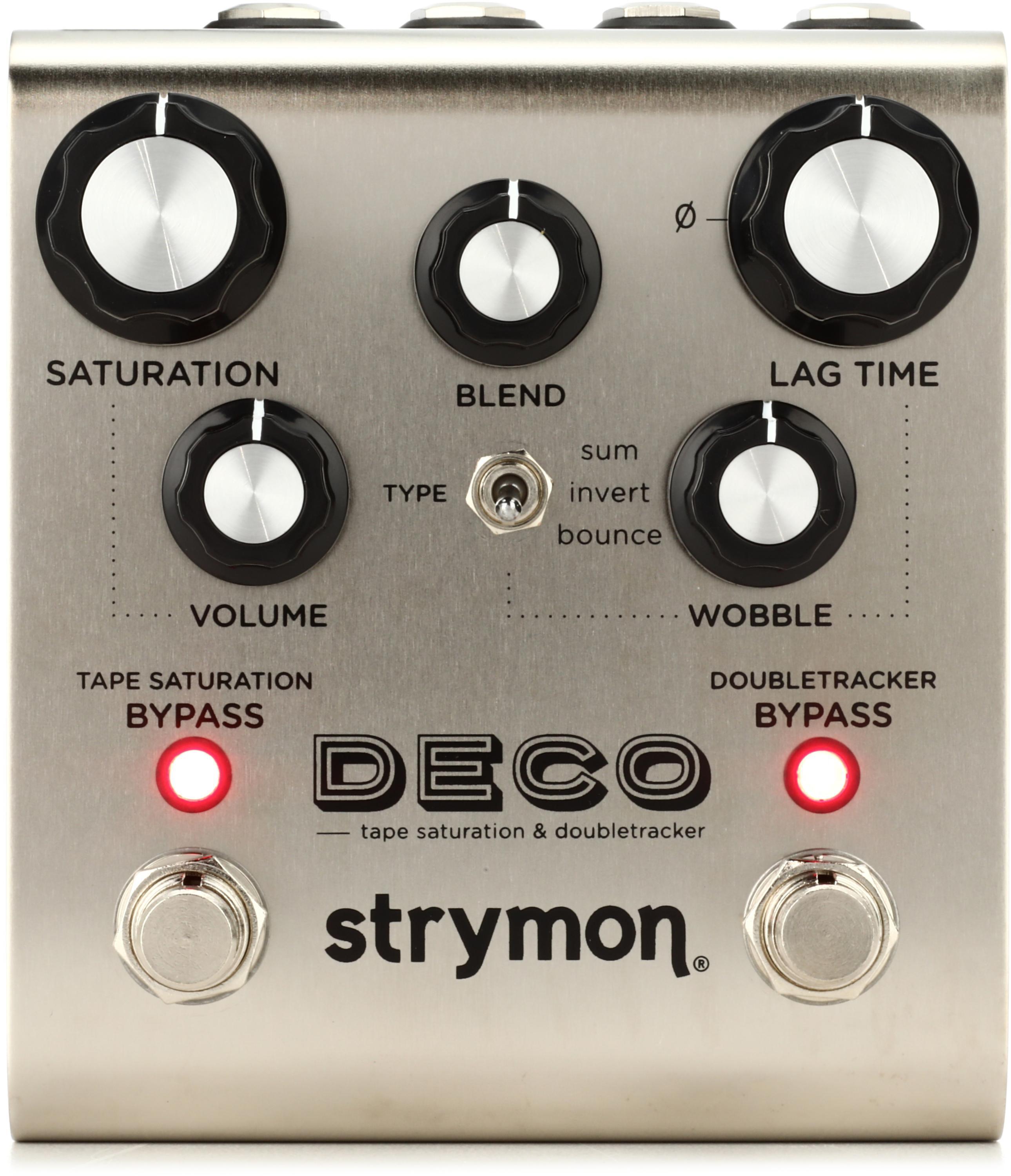 Strymon Deco Tape Saturation and Doubletracker Delay Pedal Reviews
