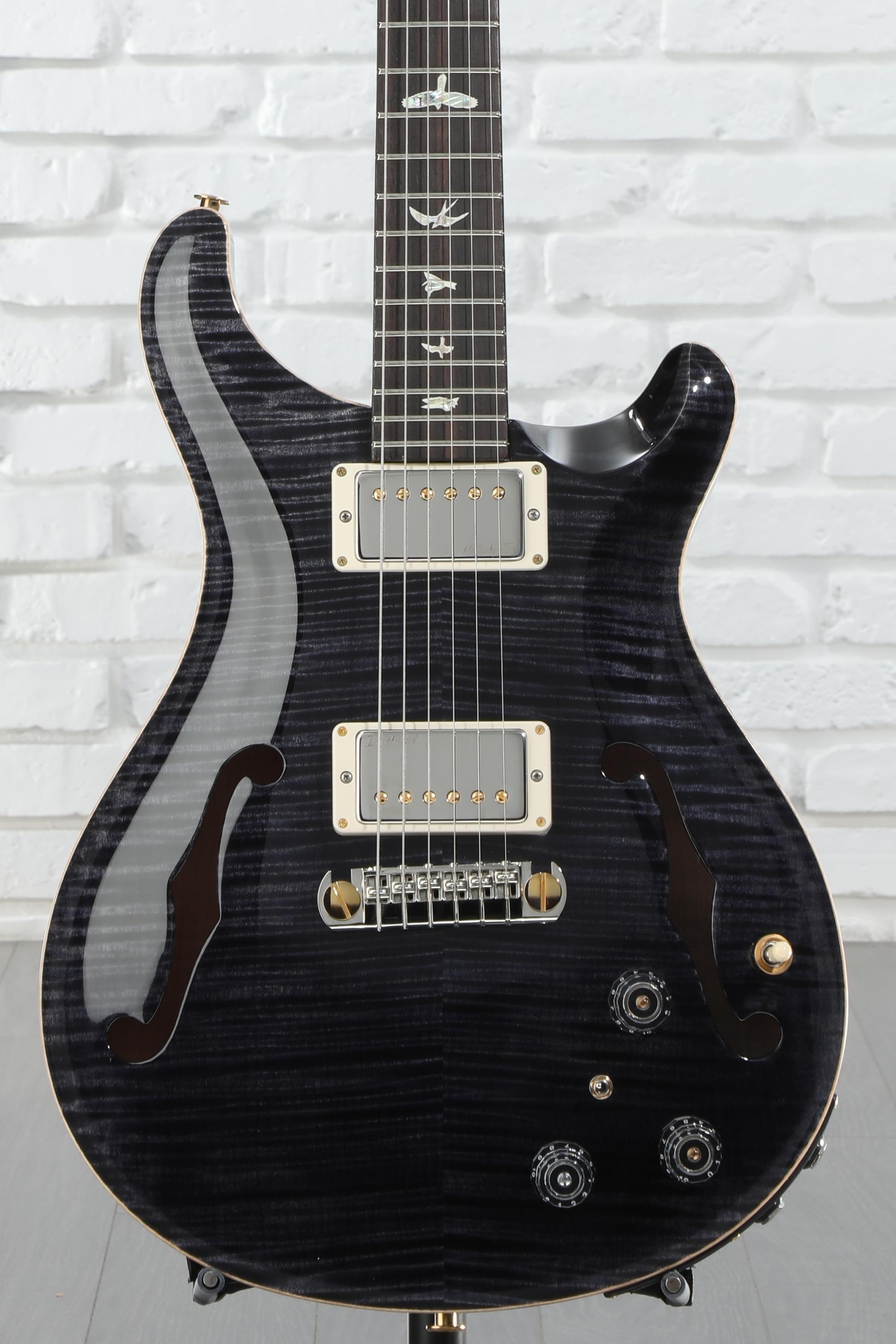 PRS Hollowbody II Piezo 10-Top Electric Guitar - Gray Black
