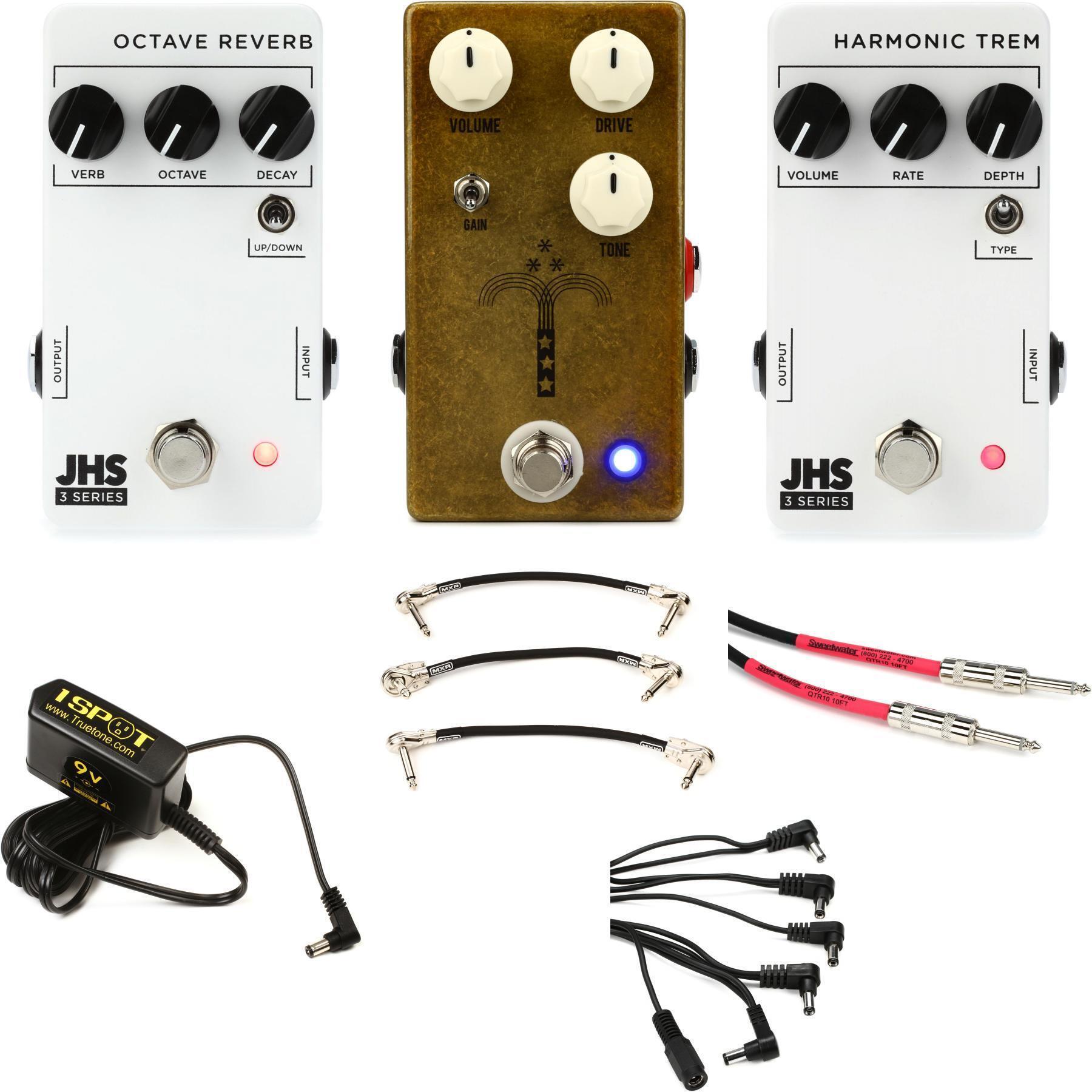 JHS Big 3 Pedal Pack with Power Supply Sweetwater