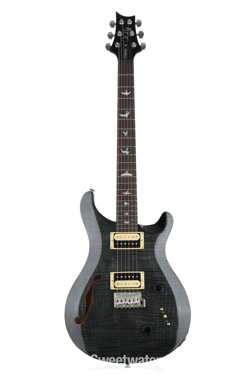 PRS SE Custom 22 Semi-Hollow Electric Guitar - Gray Black