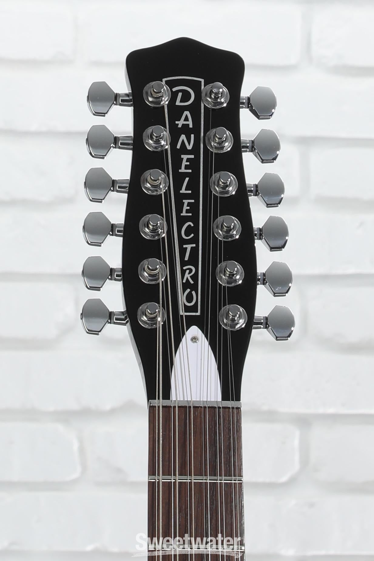 Dan Electro 12弦guitar　Black Danelectro 12-String Electric Guitar Black | Guitar Center