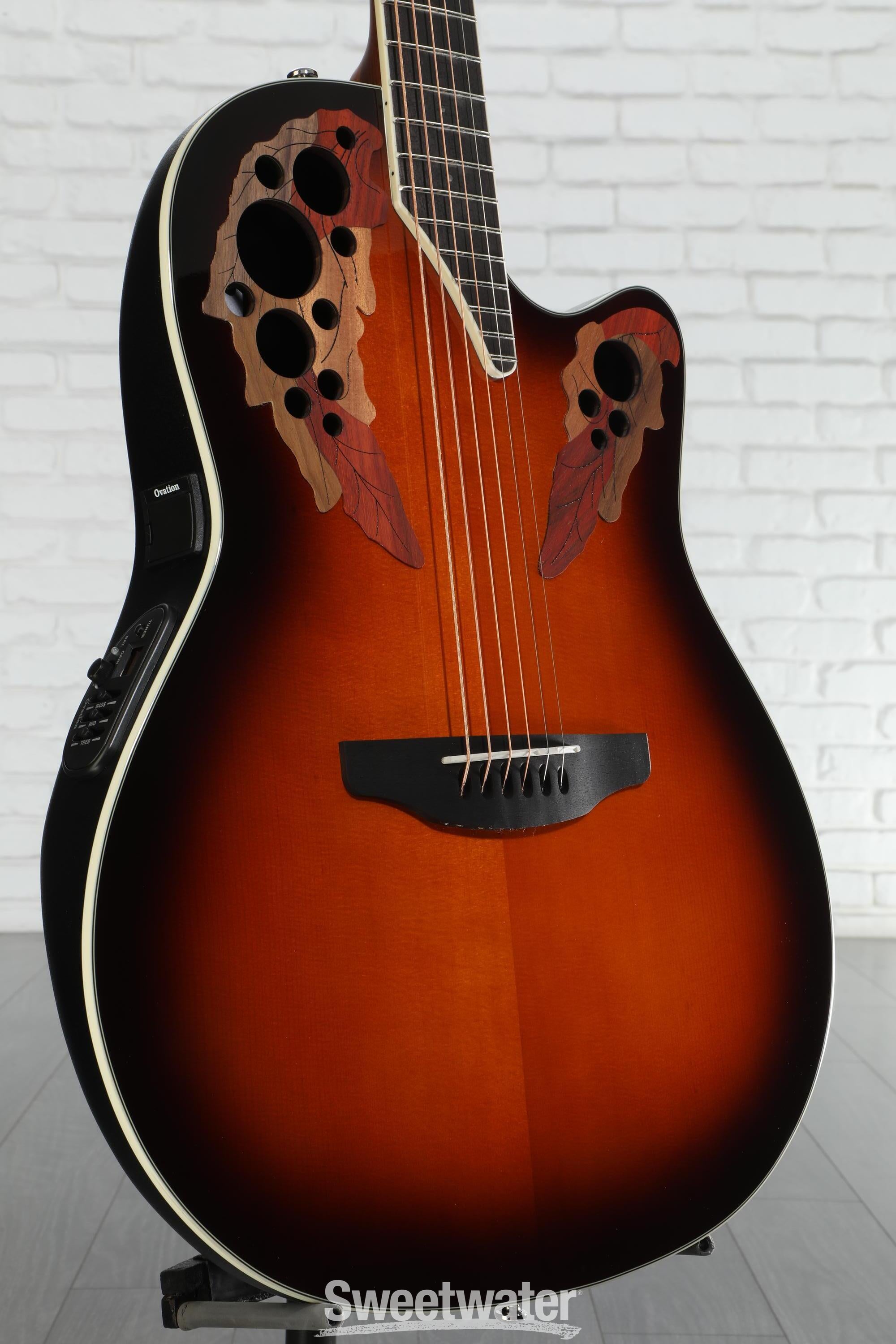 Ovation Elite Celebrity Super Shallow - Sunburst | Sweetwater