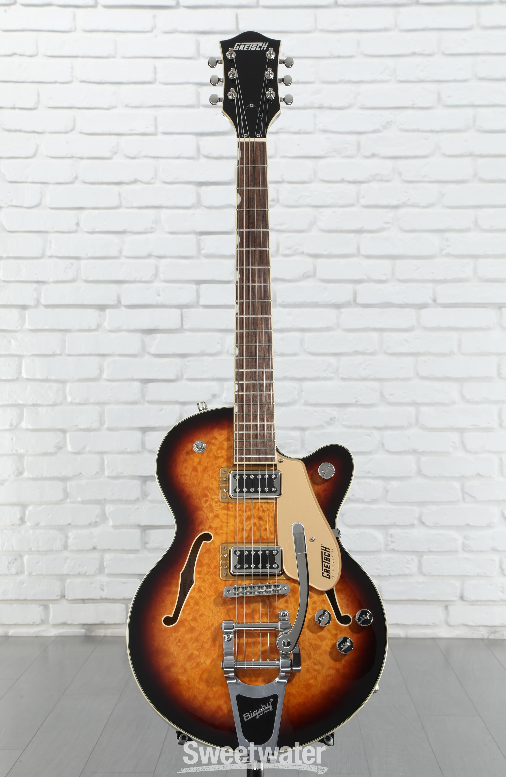 Gretsch G5655T-QM Electromatic Center Block Jr. Quilt Semi