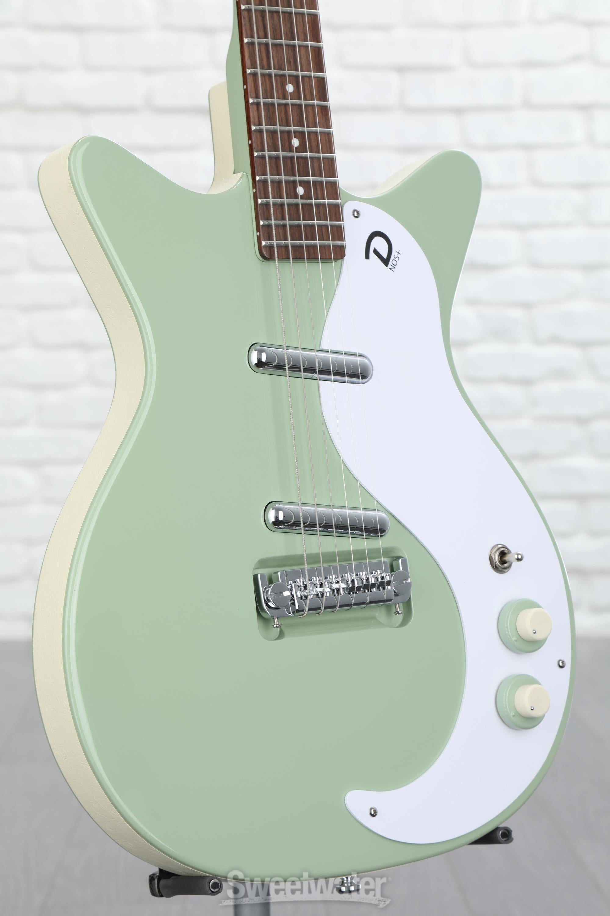 ギター Danelectro 59M NOS+ Danelectro '59M NOS+ Electric Guitar - Keen Green | Sweetwater