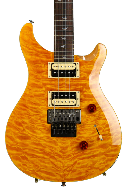 PRS SE Custom 24 Floyd Rose 30th Anniversary LTD. - Santana Yellow |  Sweetwater