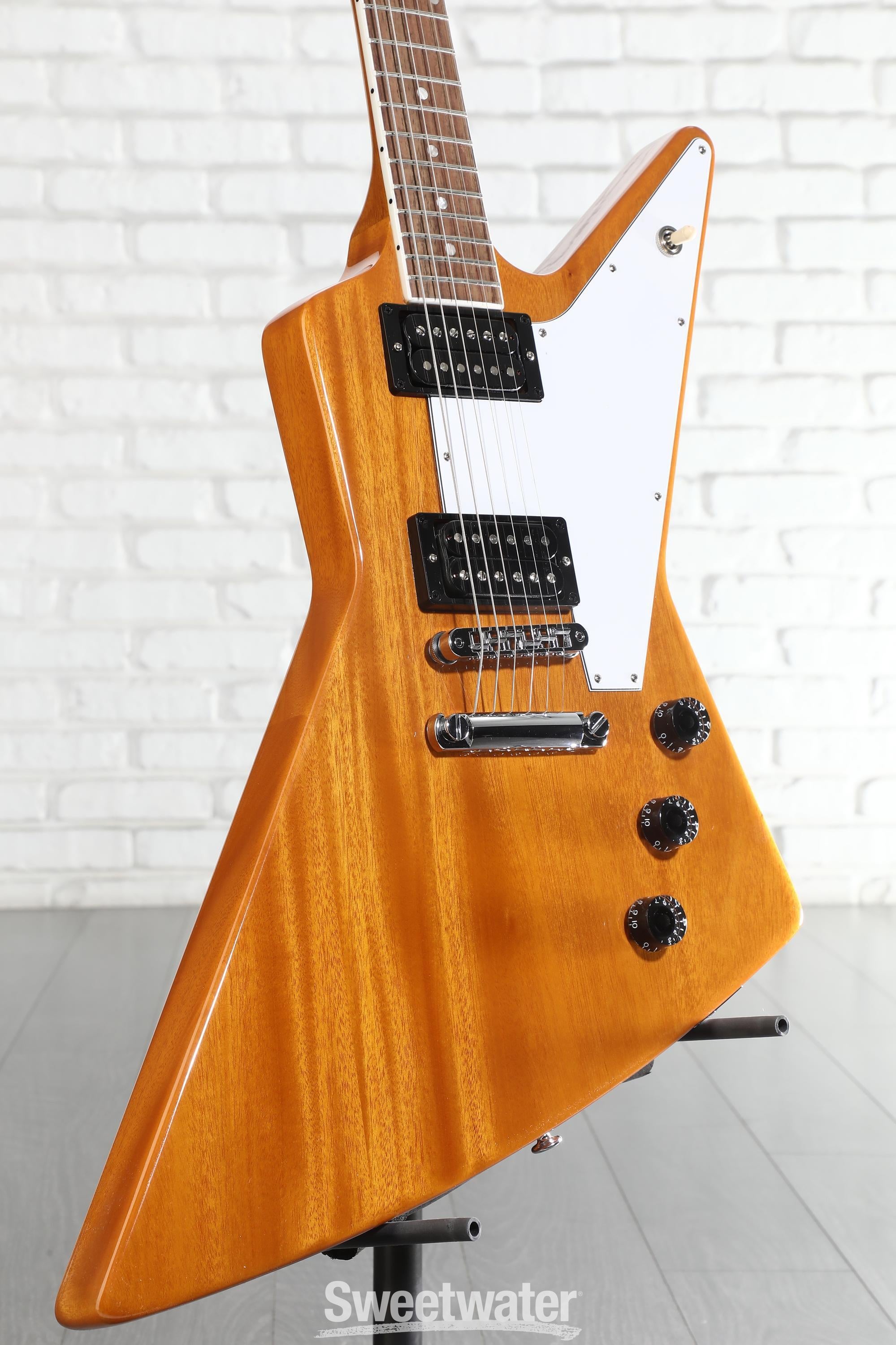 Photo of Gibson '70s Explorer Electric Guitar - Antique Natural