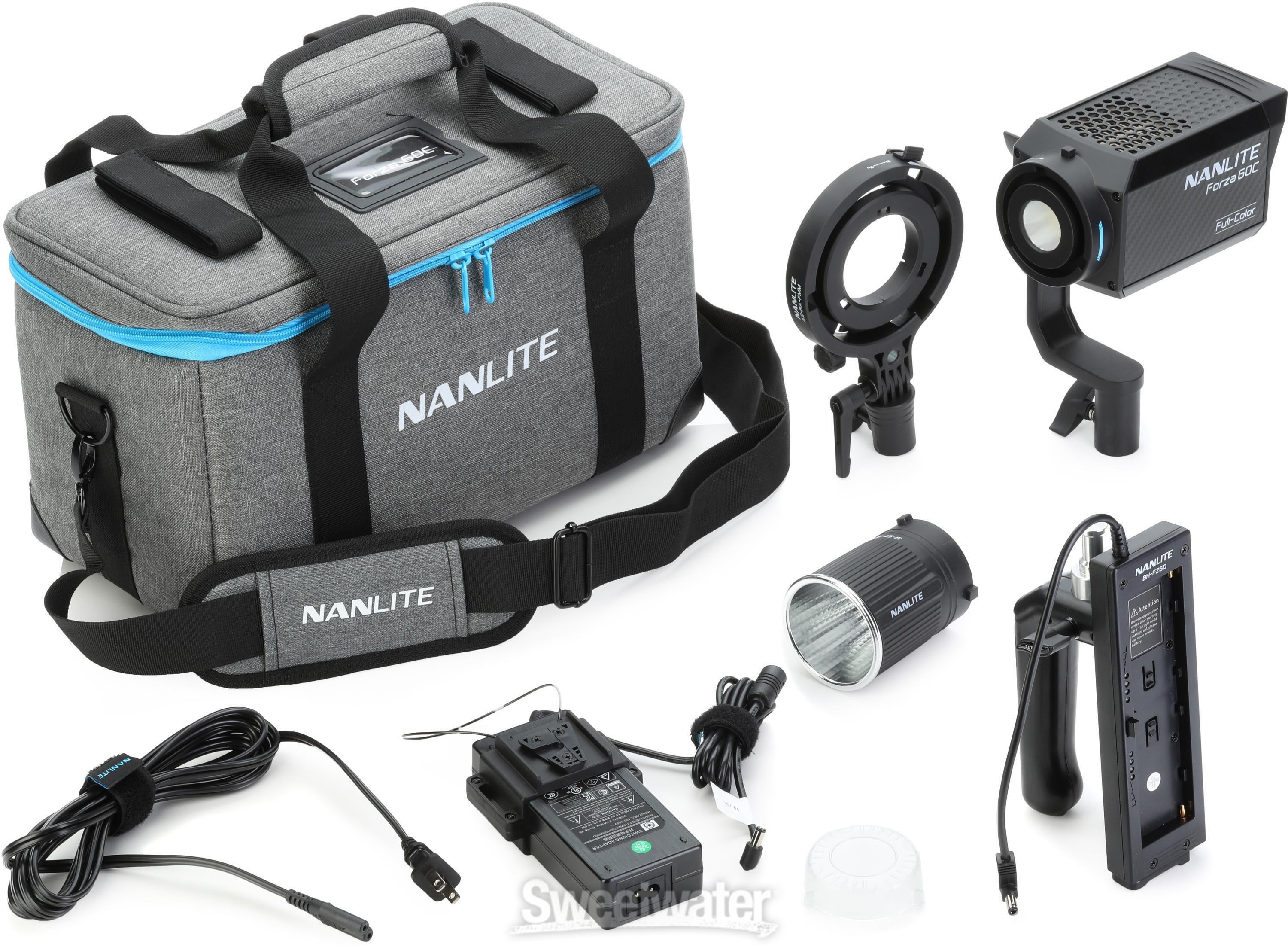 NANLITE Forza60C LEDフルカラーライト NANLITE Forza 60C 撮影用ライト RGBLAC RGBライト LEDスポット