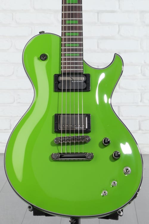 Schecter Kenny Hickey Solo-6 EX S Baritone Electric Guitar - Steele Green
