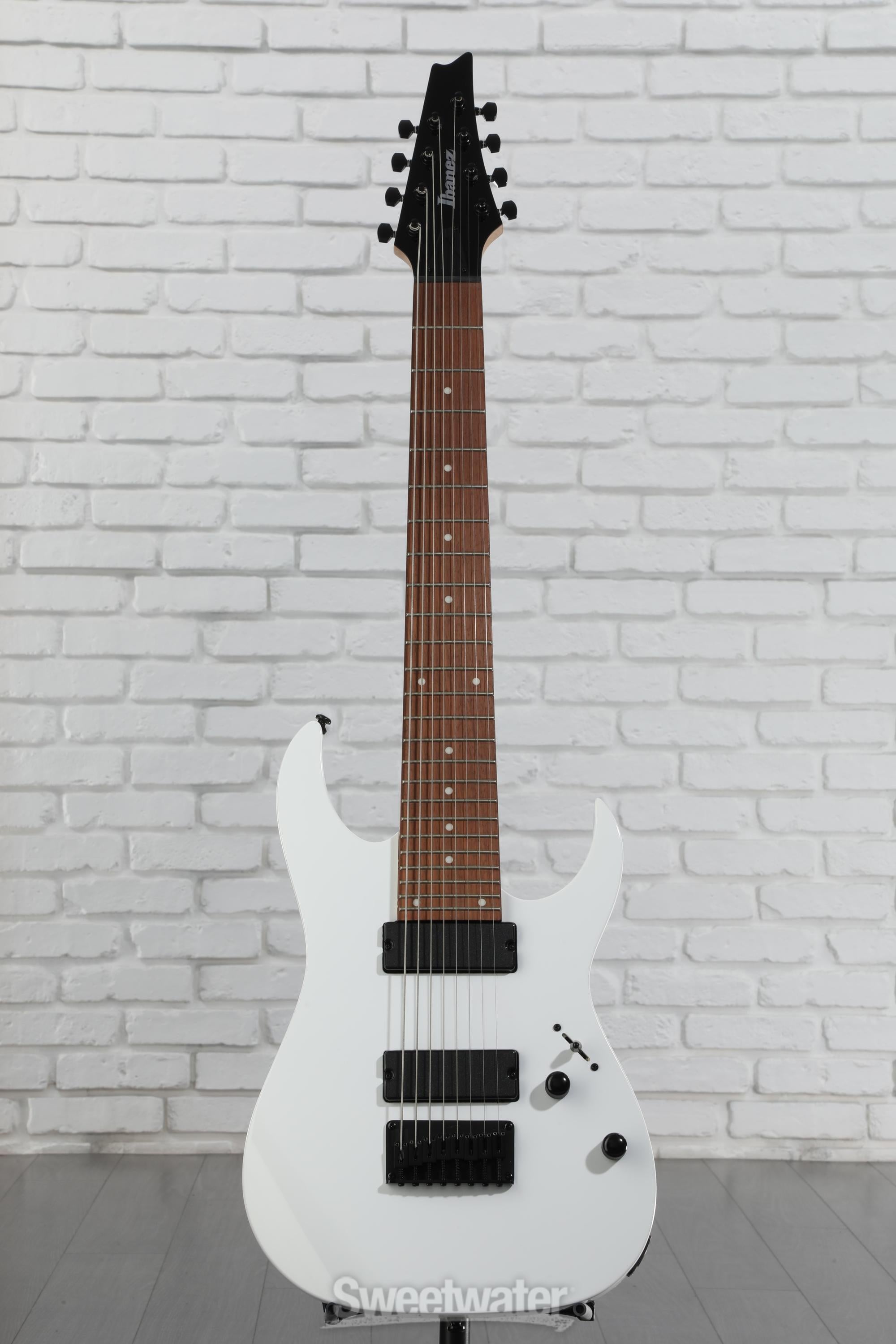 Ibanez RG8 8-String Electric Guitar White | Guitar Center