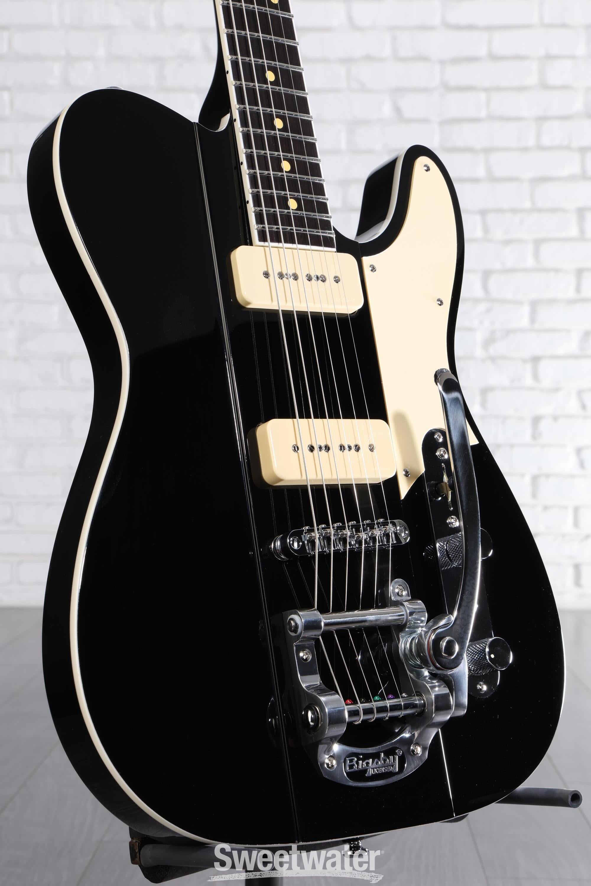 Photo of Reverend Greg Koch Gristle 90 Solidbody Electric Guitar - Midnight Black