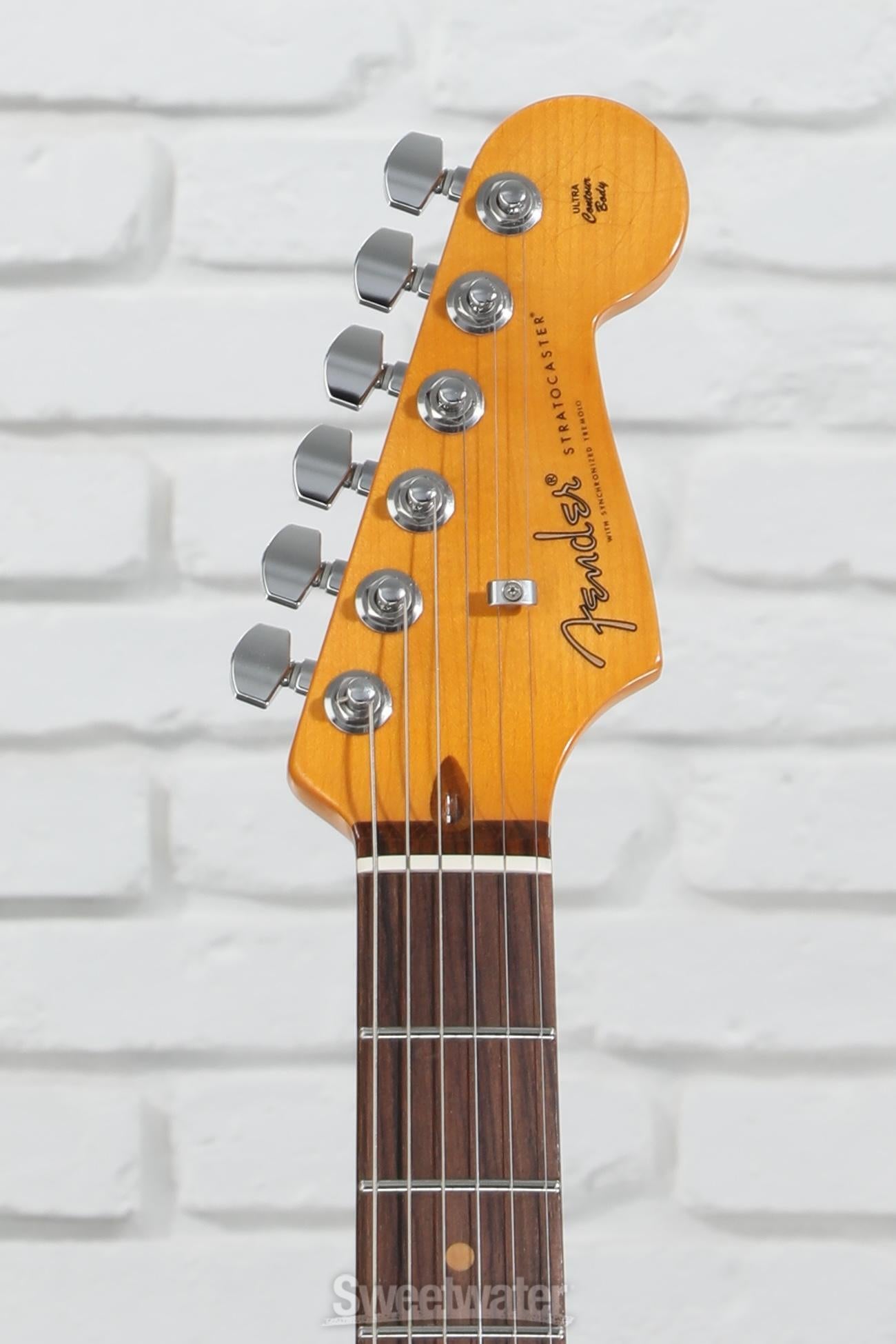 Fender American Ultra Luxe Vintage '60s Stratocaster Electric Guitar - Surf Green, Heirloom Lacquer