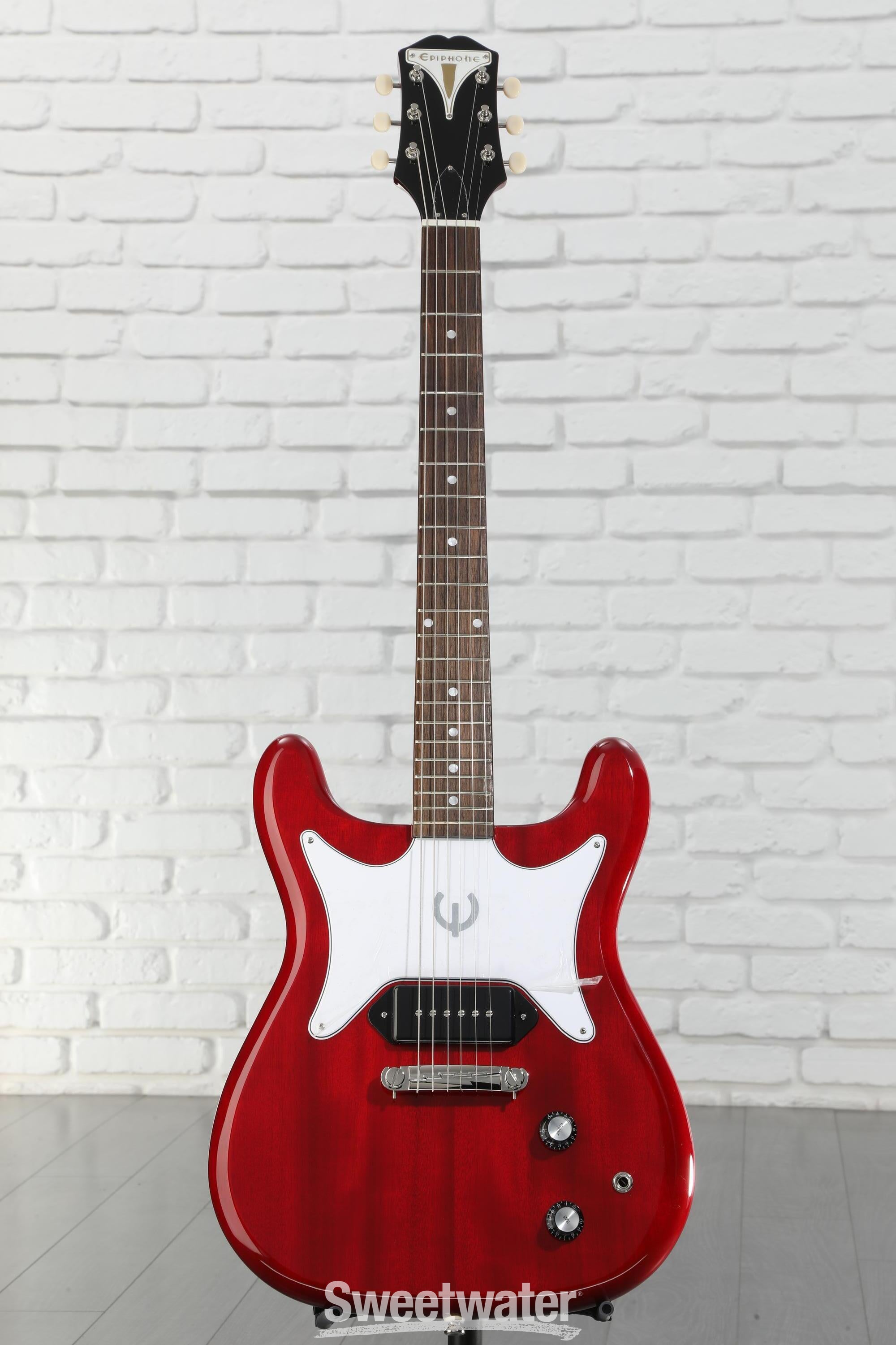 ギター Epiphone Coronet 2023 - Cherry Red Epiphone Coronet Electric Guitar - Cherry | Sweetwater