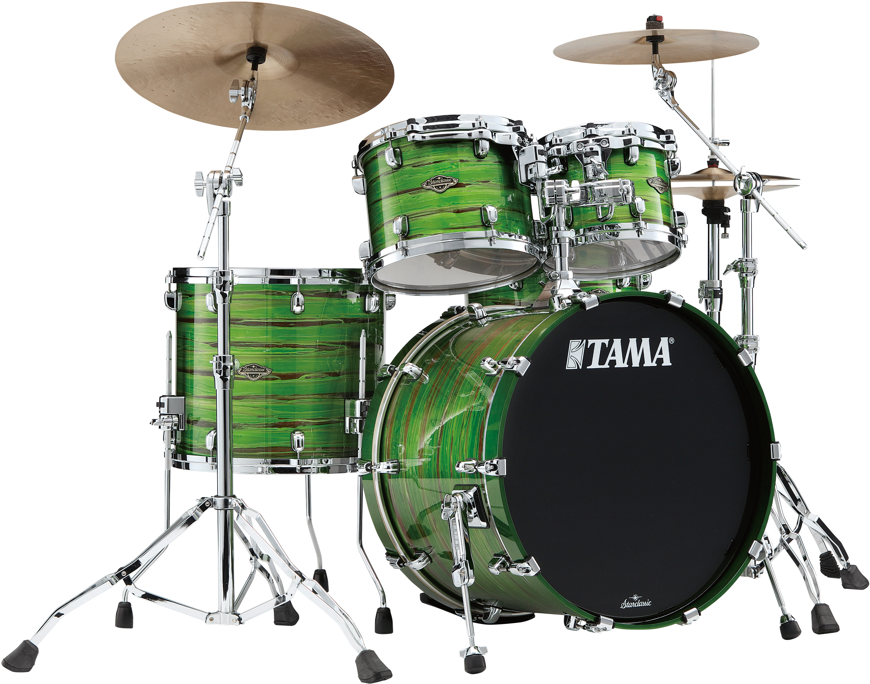 Tama Starclassic Walnut/Birch WBS42S 4-piece Shell Pack - Lacquer