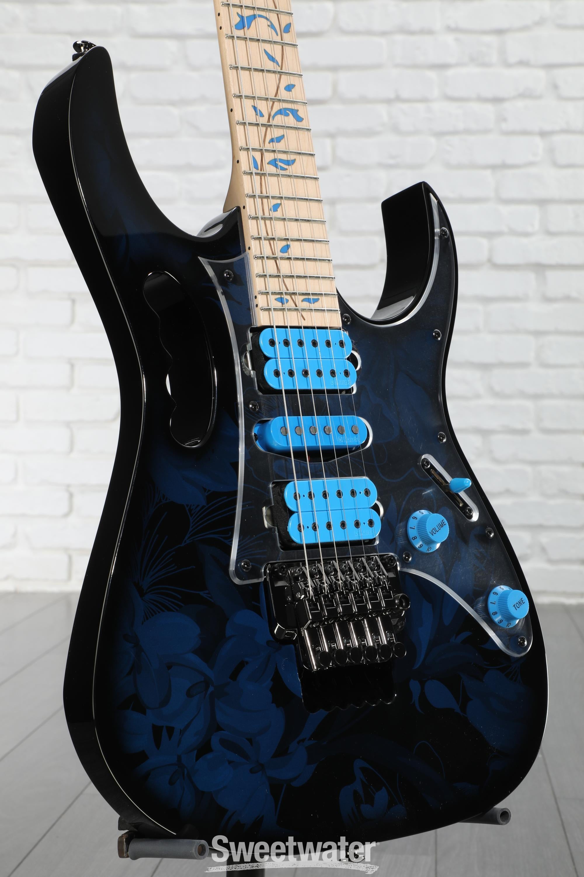 Ibanez Steve Vai Signature JEM77 - Blue Floral Pattern