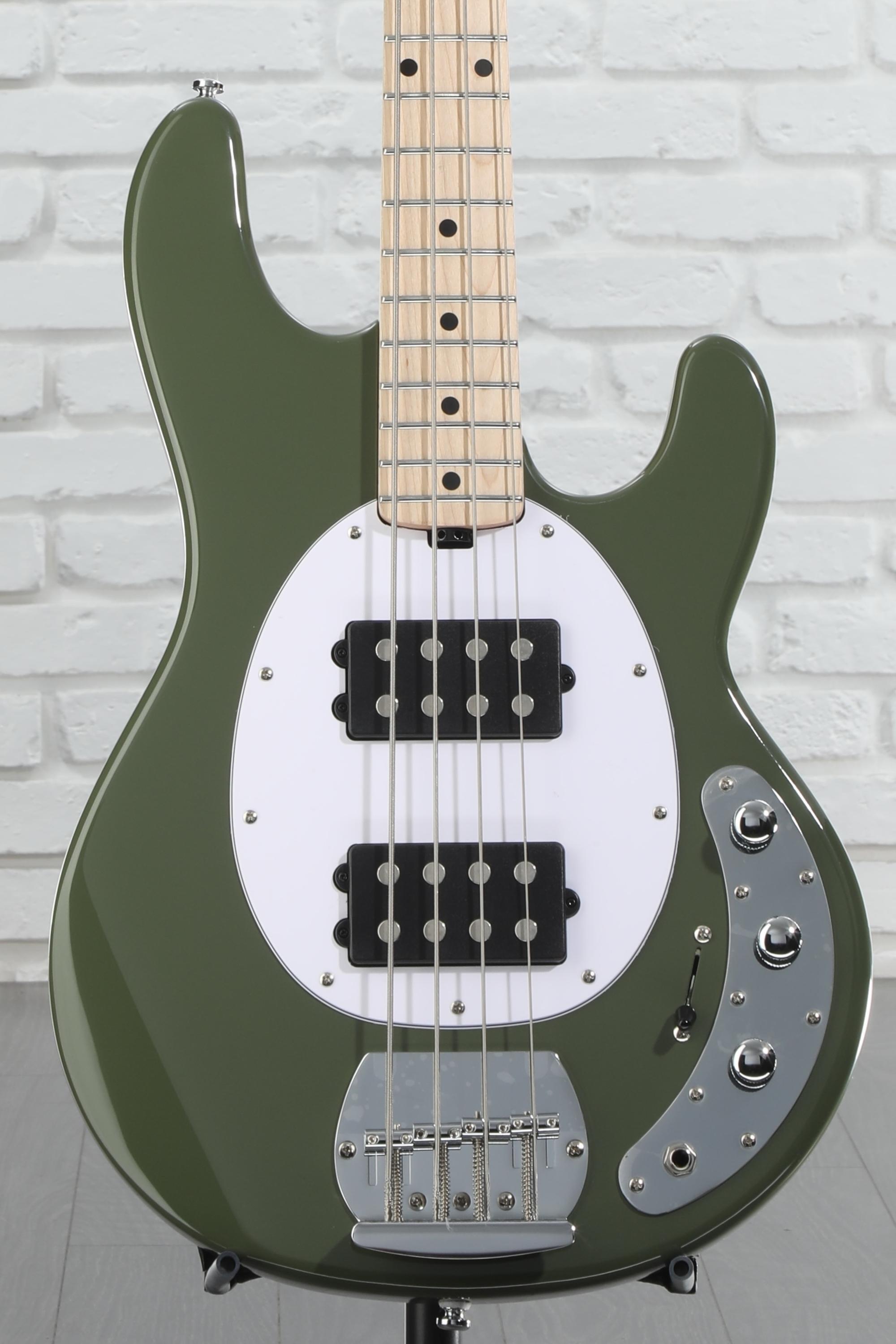 Sterling By Music Man StingRay RAY4HH Bass Guitar - Olive