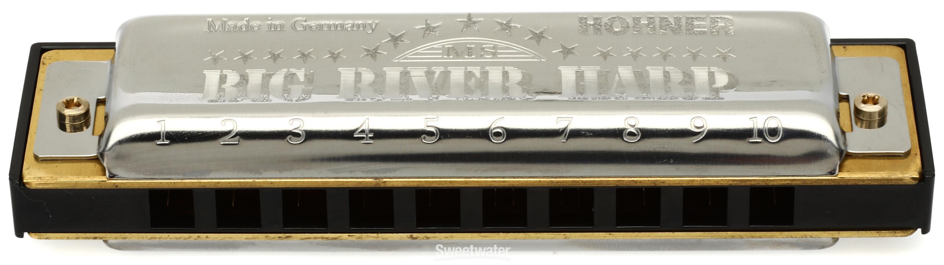 Hohner Big River Harp Harmonica - Key of C Sharp | Sweetwater