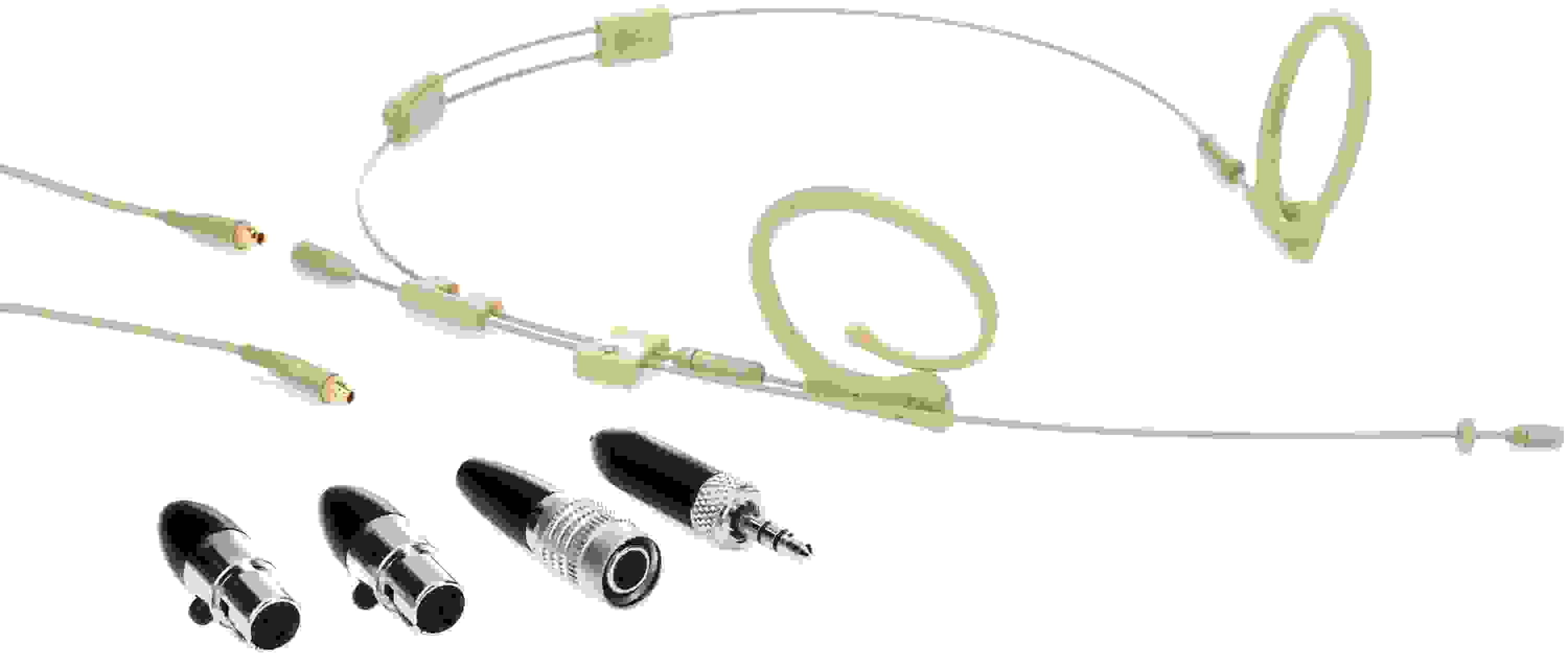 Que Audio QA22 BE Bundle Dual-ear Headworn Microphone with Wireless Adapter 4-pack