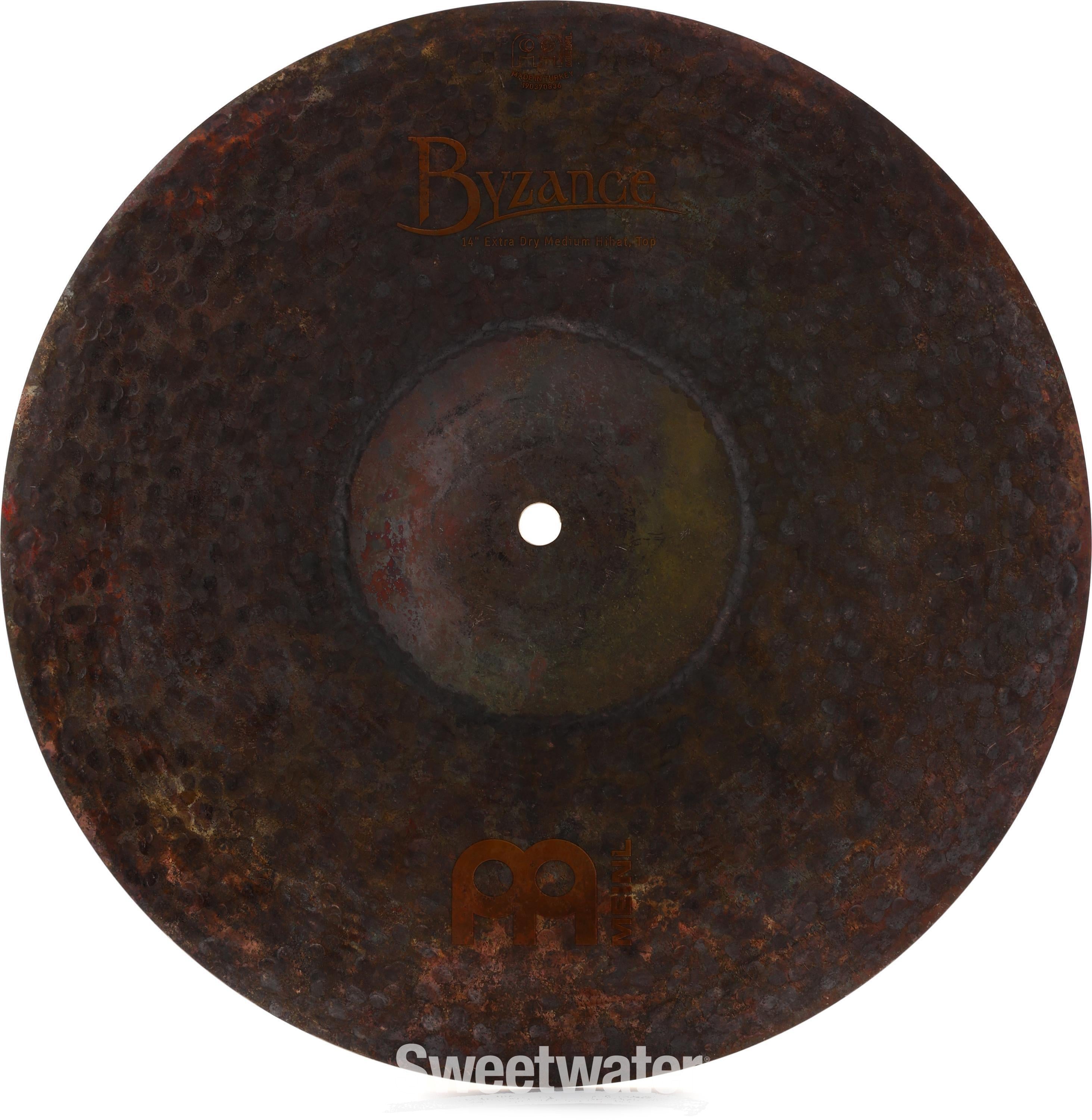 Meinl Cymbals 14 inch Byzance Extra Dry Medium Hi-hat Cymbals