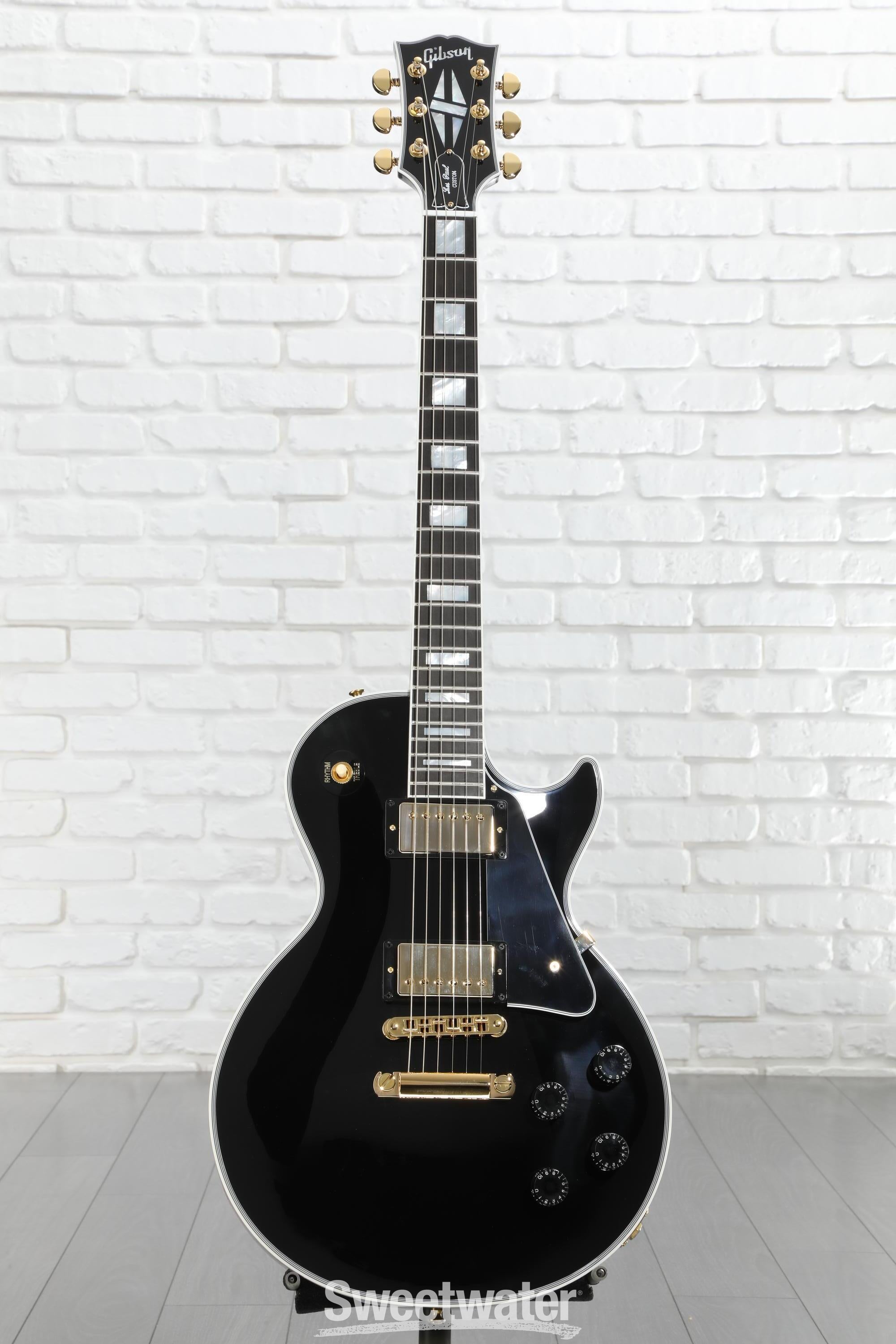 Gibson Custom Les Paul Custom Electric Guitar - Ebony, Ebony