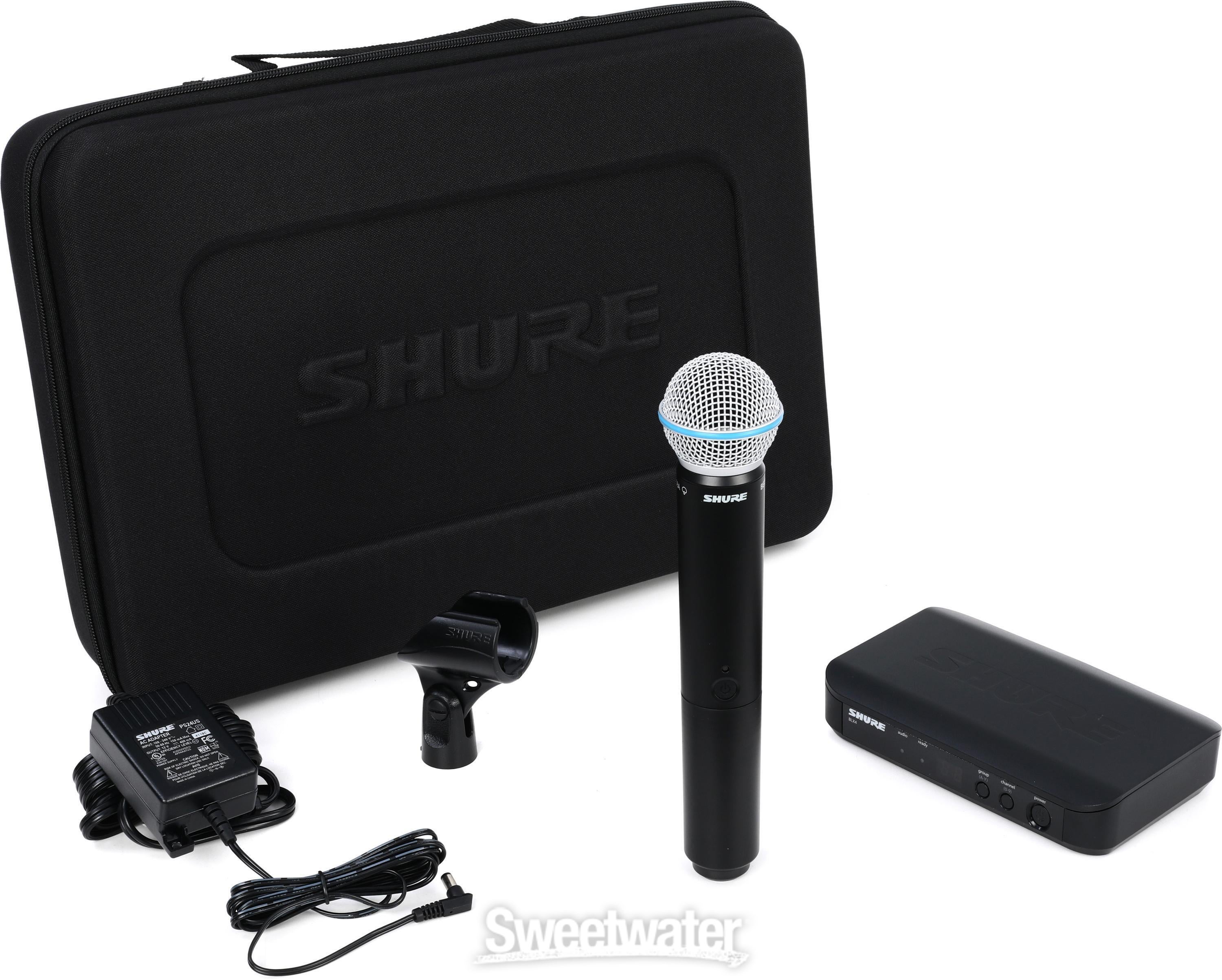 Shure BLX24/B58 Wireless Handheld Microphone System - H10 Band