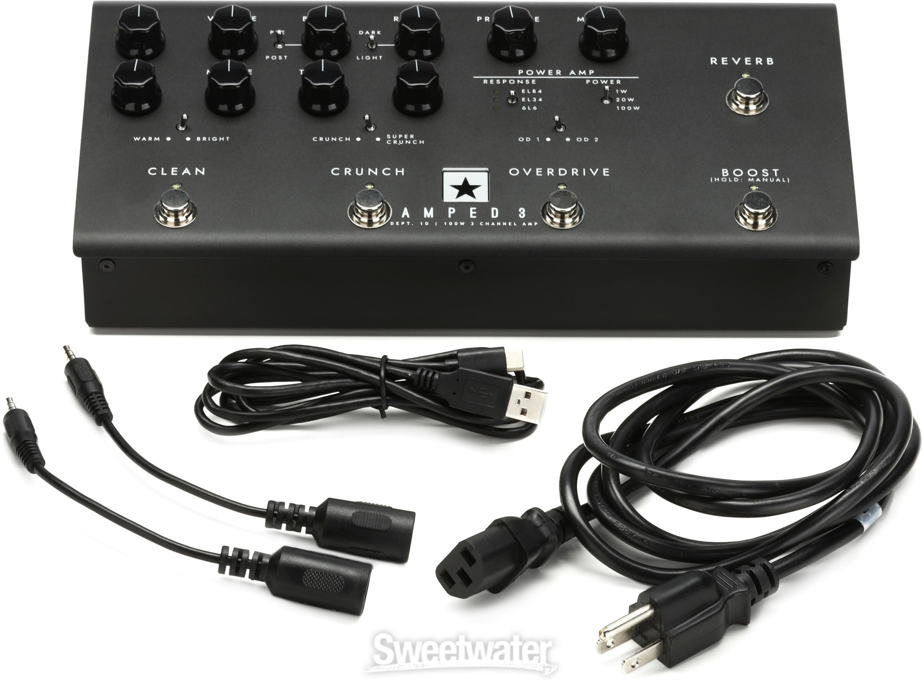 Blackstar Dept. 10 AMPED 3 100-watt Guitar Amplifier Pedal 