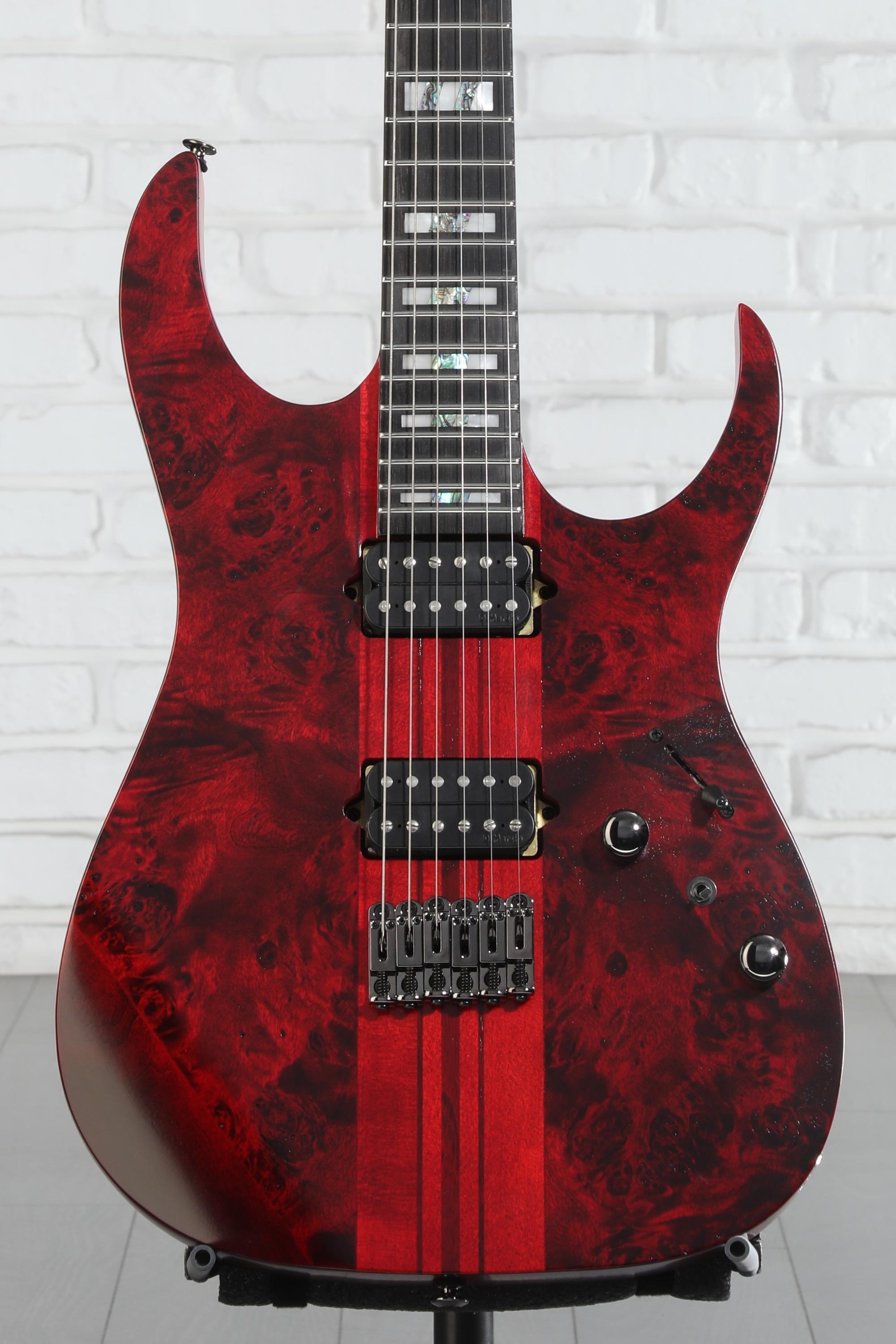Ibanez premium RGT1221PB　Mod Ibanez Premium RGT1221PB Electric Guitar - Stained Wine Red