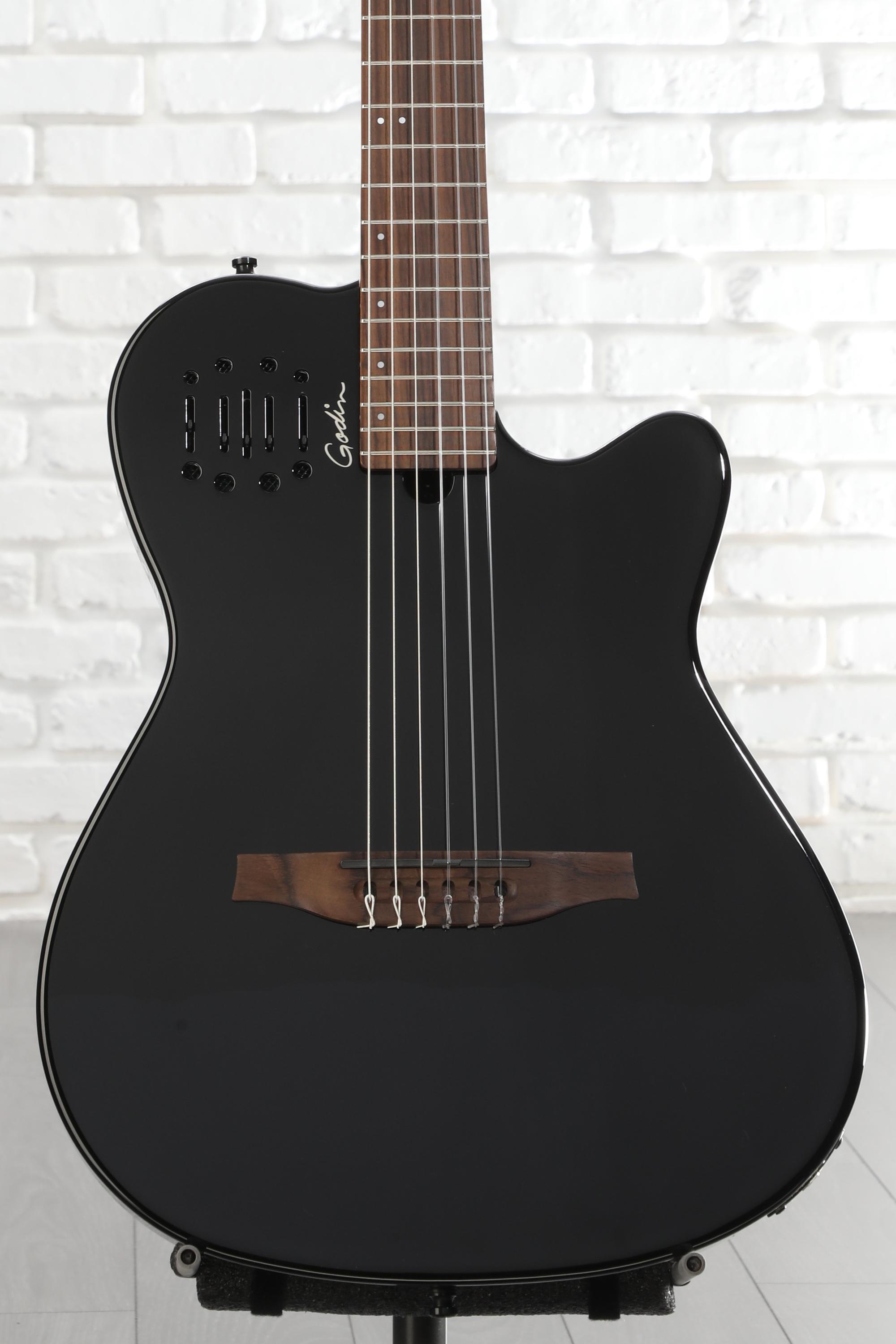 Godin Multiac Mundial Nylon Acoustic-electric Guitar - Onyx Black