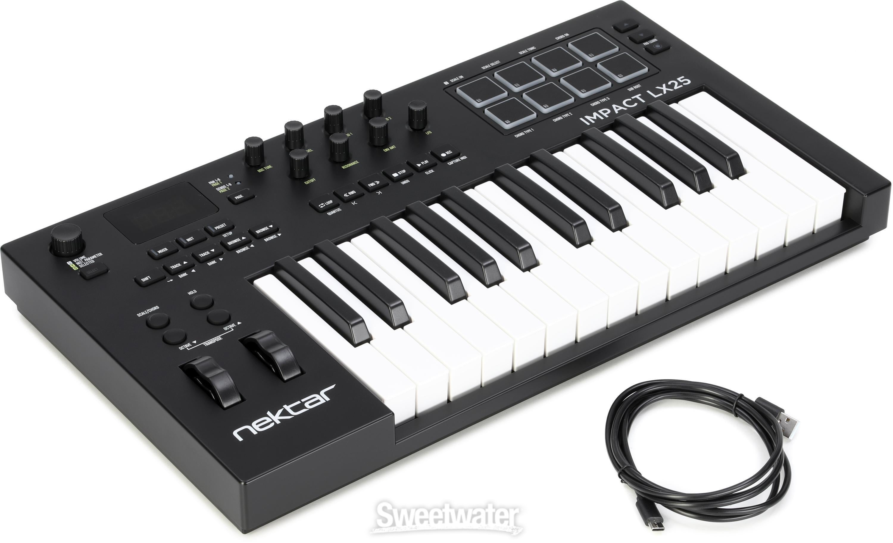Nektar Impact LX25 mk3 MIDI Controller | Sweetwater