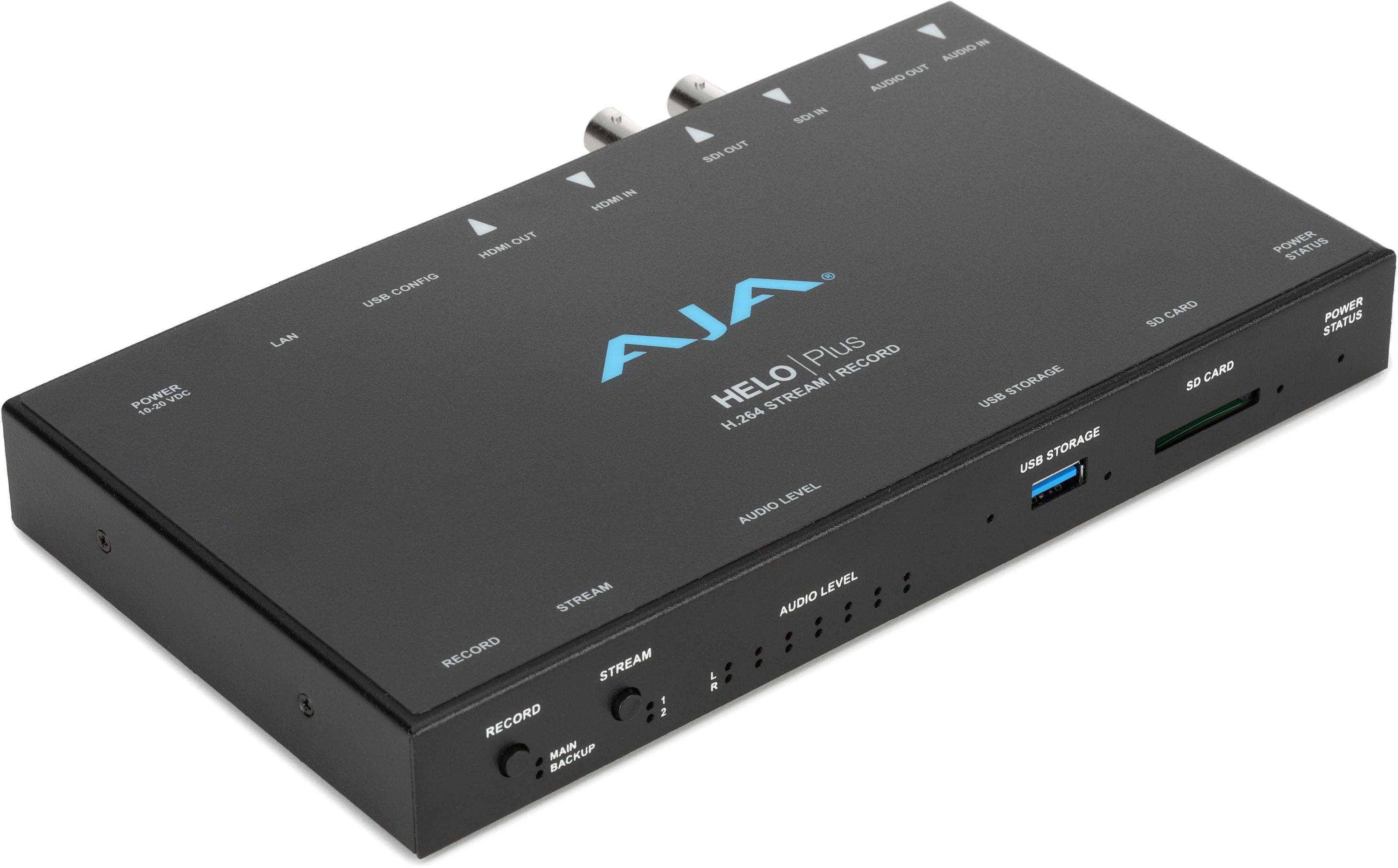 AJA Helo Plus Advanced Video Coding Streamer/Recorder | Sweetwater