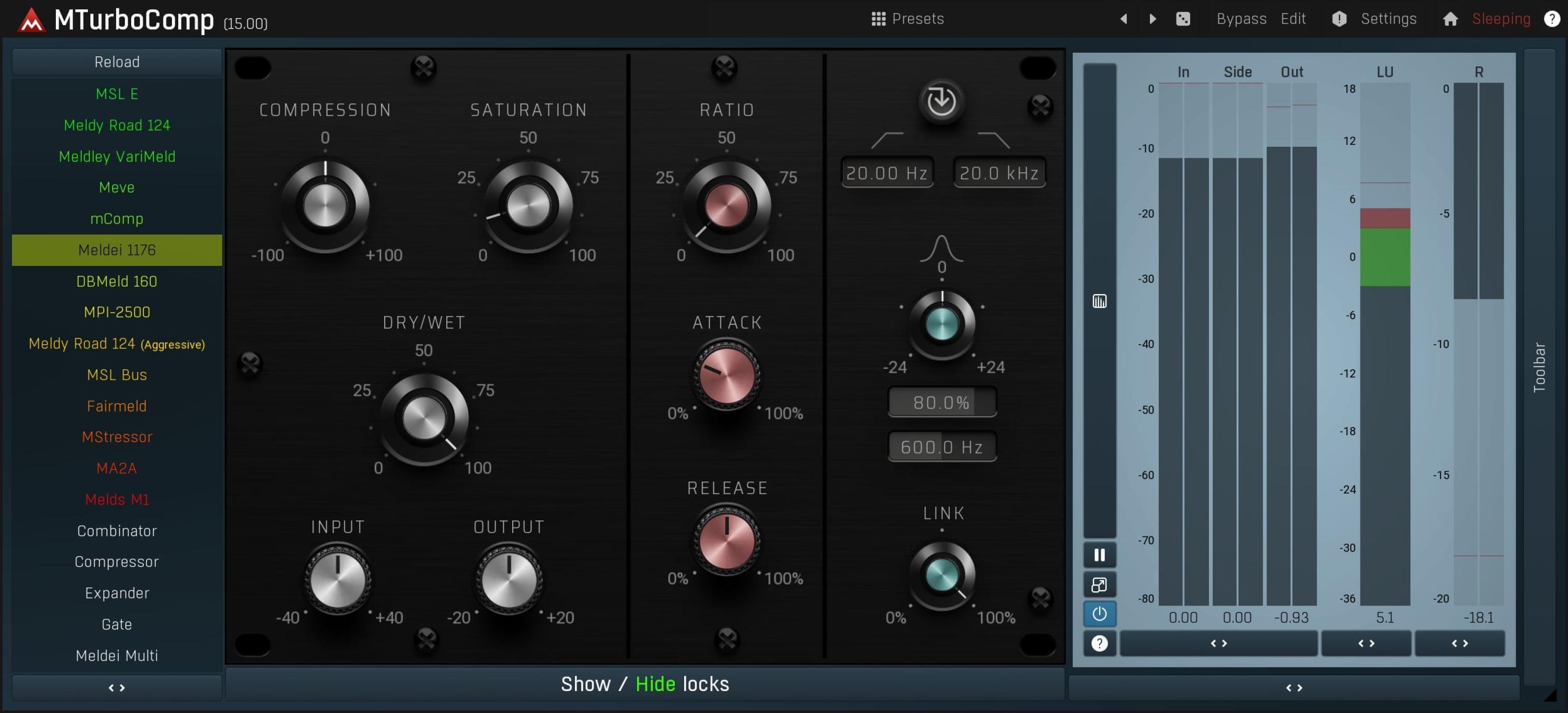 Photo of MeldaProduction MTurboComp Multiband Compressor Plug-in