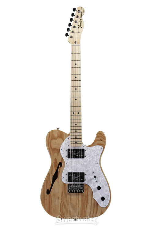 Fender '72 Telecaster Thinline - Natural w/ Maple