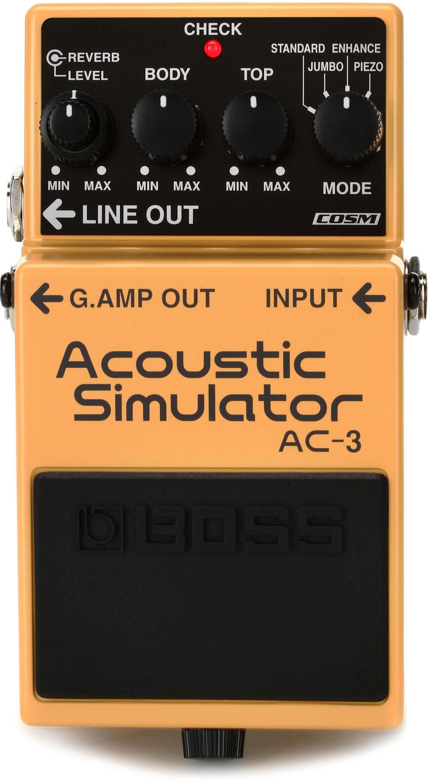 Boss AD-3 Acoustic Instrument Effects Processor | Sweetwater