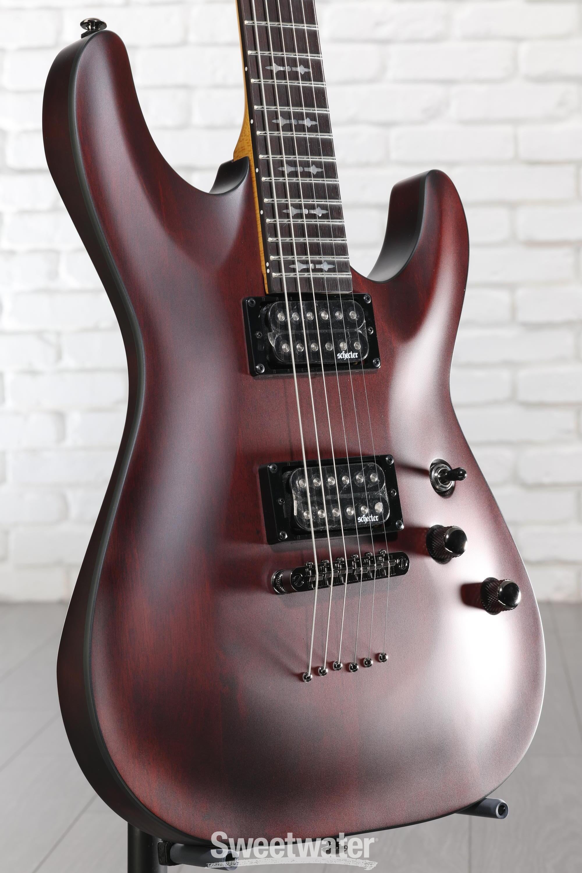 Schecter Omen-6 Electric Guitar - Walnut Satin | Sweetwater