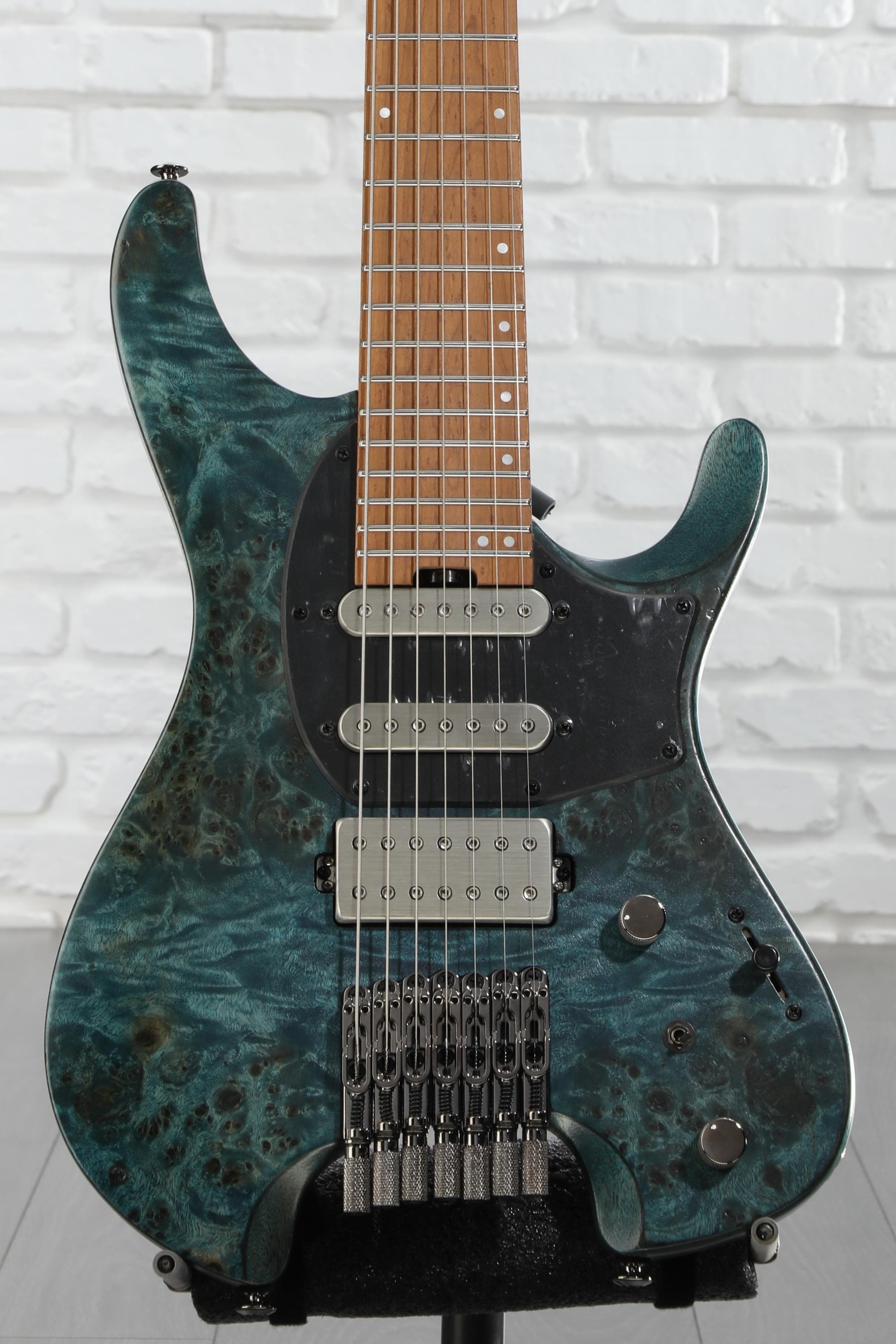 Ibanez Q547PB 7-string Electric Guitar - Cosmic Blue Low Gloss