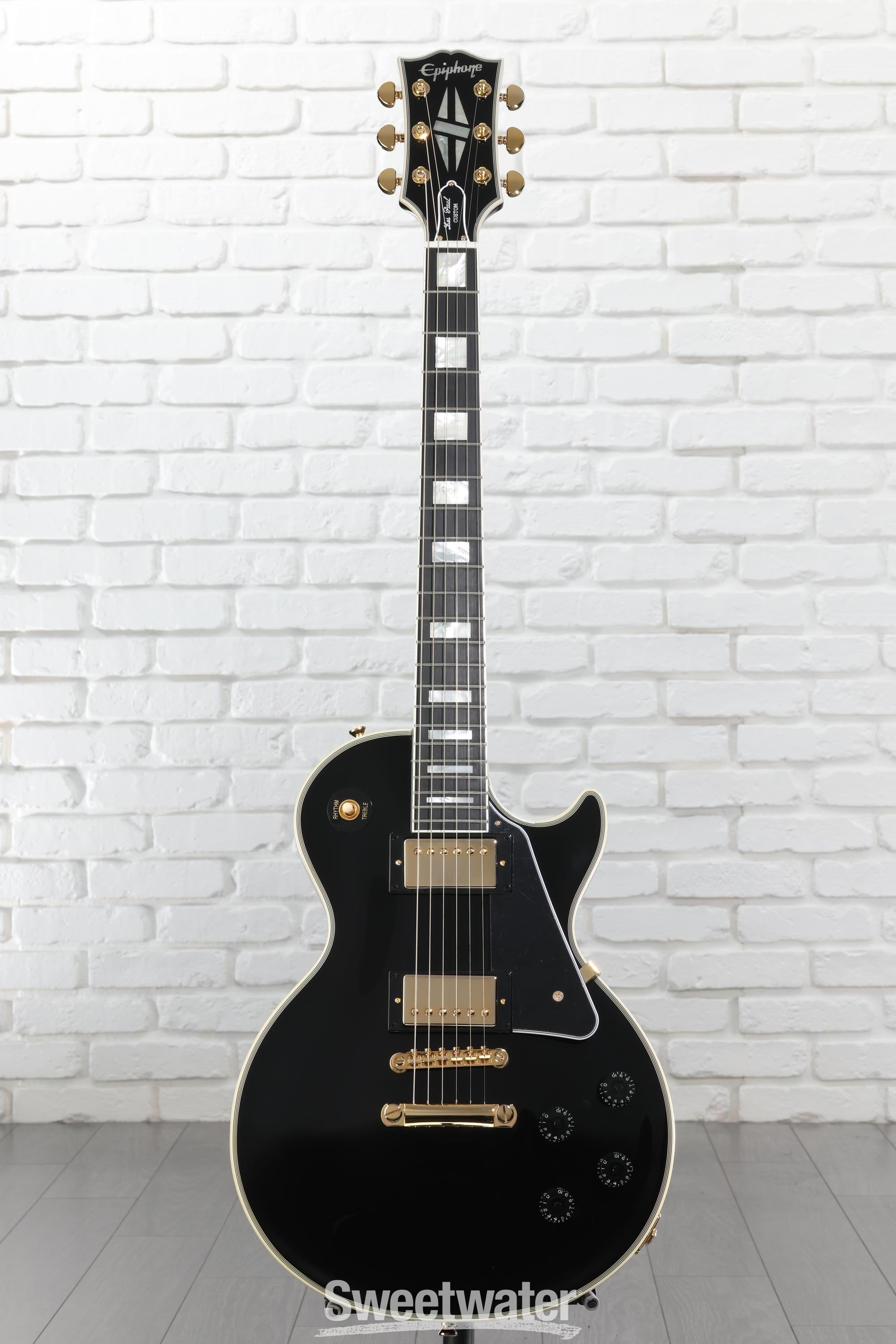 ギター Epiphone Les Paul Custom Epiphone Inspired by Gibson Custom Les Paul Custom Electric Guitar