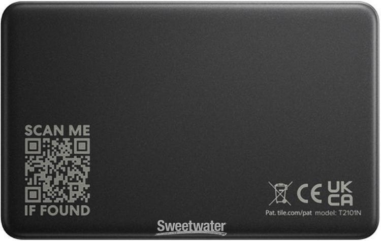 Life360 Tile Slim Bluetooth Tracker - Black