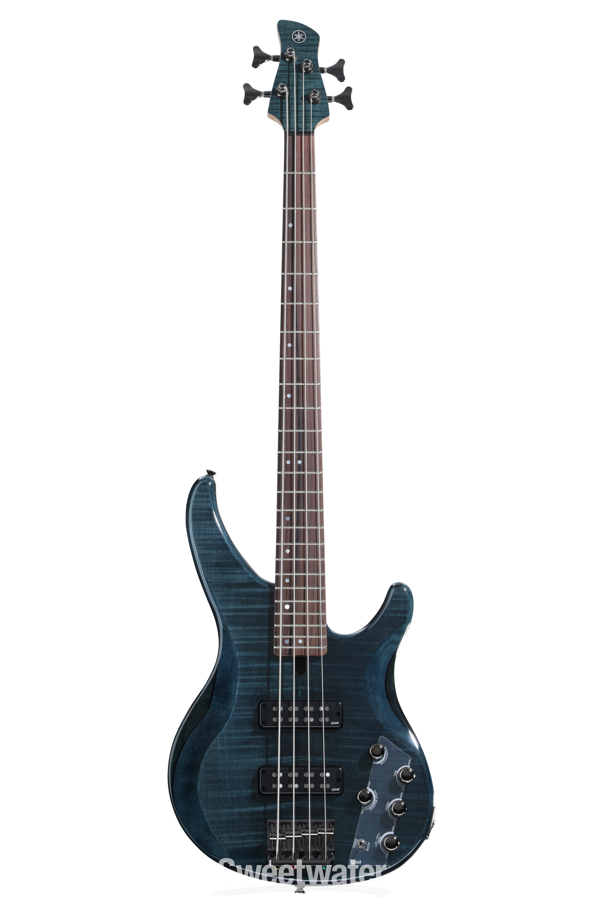 Yamaha TRBX604FM 4-string Bass Guitar - Indigo Blue | Sweetwater Yamaha TRBX604FM 4-string Bass Guitar - Indigo Blue | Sweetwater