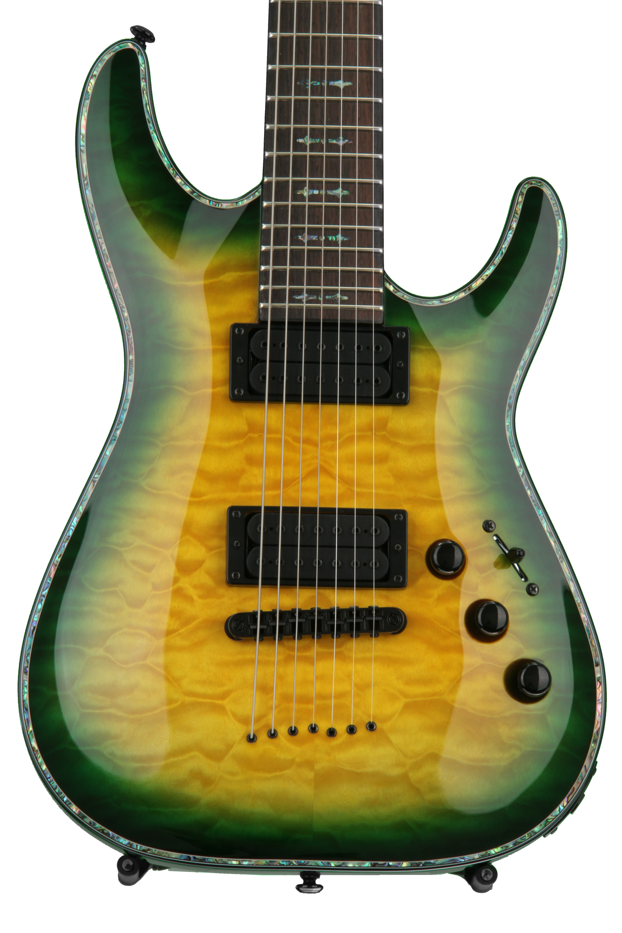 Schecter Hellraiser C-7 Passive - Dragon Burst | Sweetwater