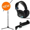 Photo of Sony MDR-7506 Closed-Back Professional Headphones Mic Stand Bundle