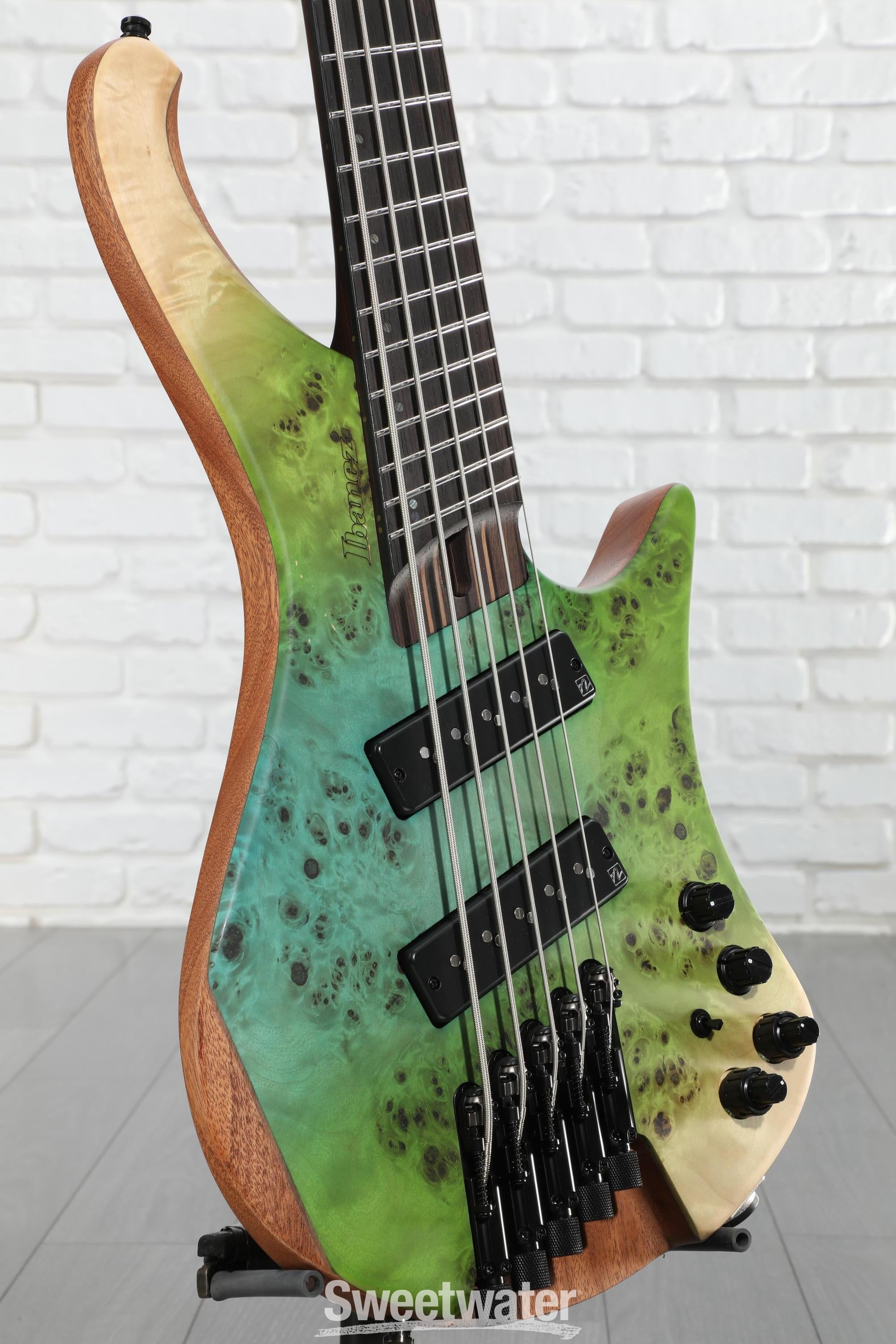 Ibanez Bass Workshop EHB1505MS Bass Guitar - Ocean Inlet Flat