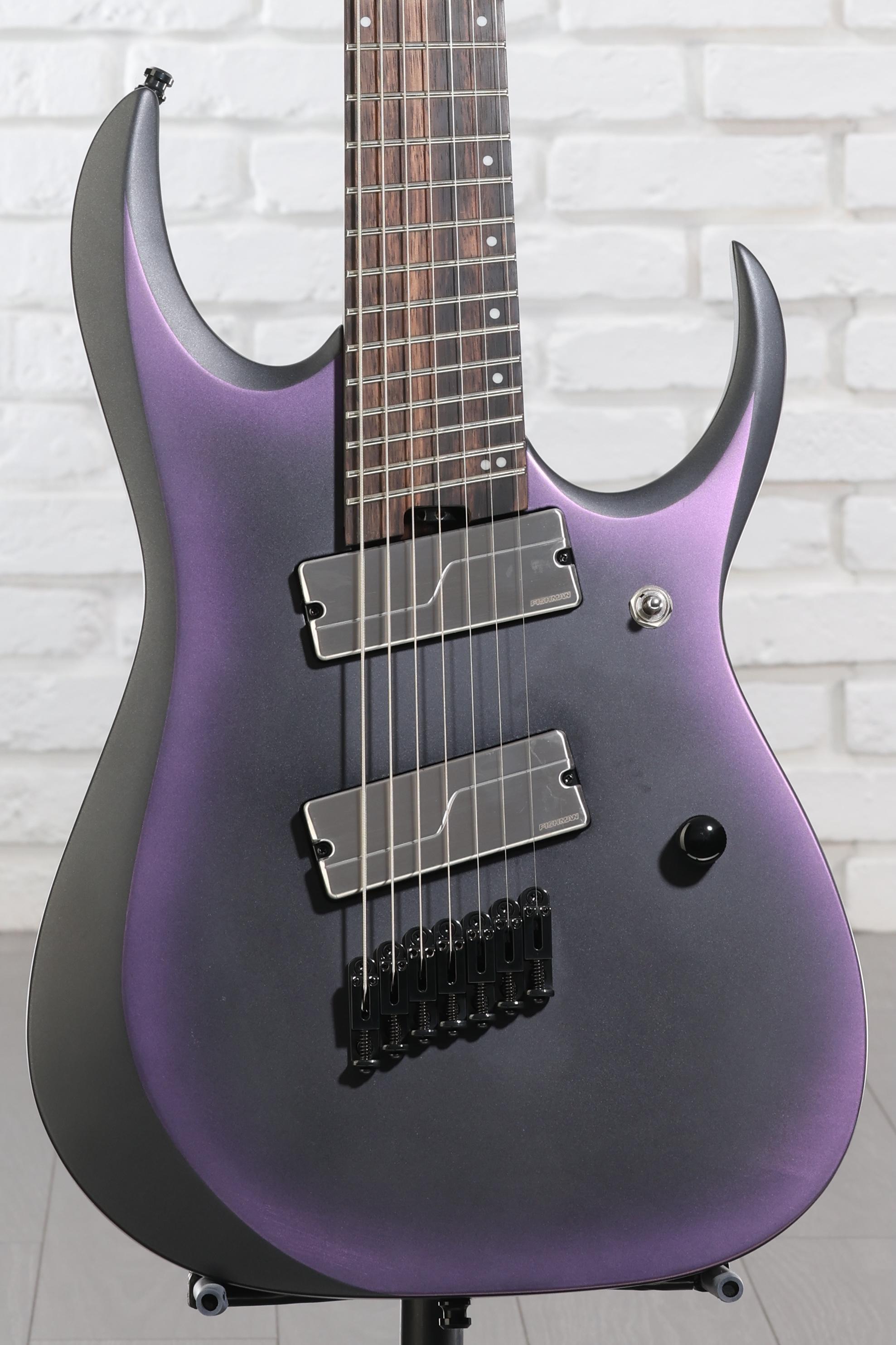Ibanez Axion Label RGD71ALMS - Black Aurora Burst Matte | Sweetwater