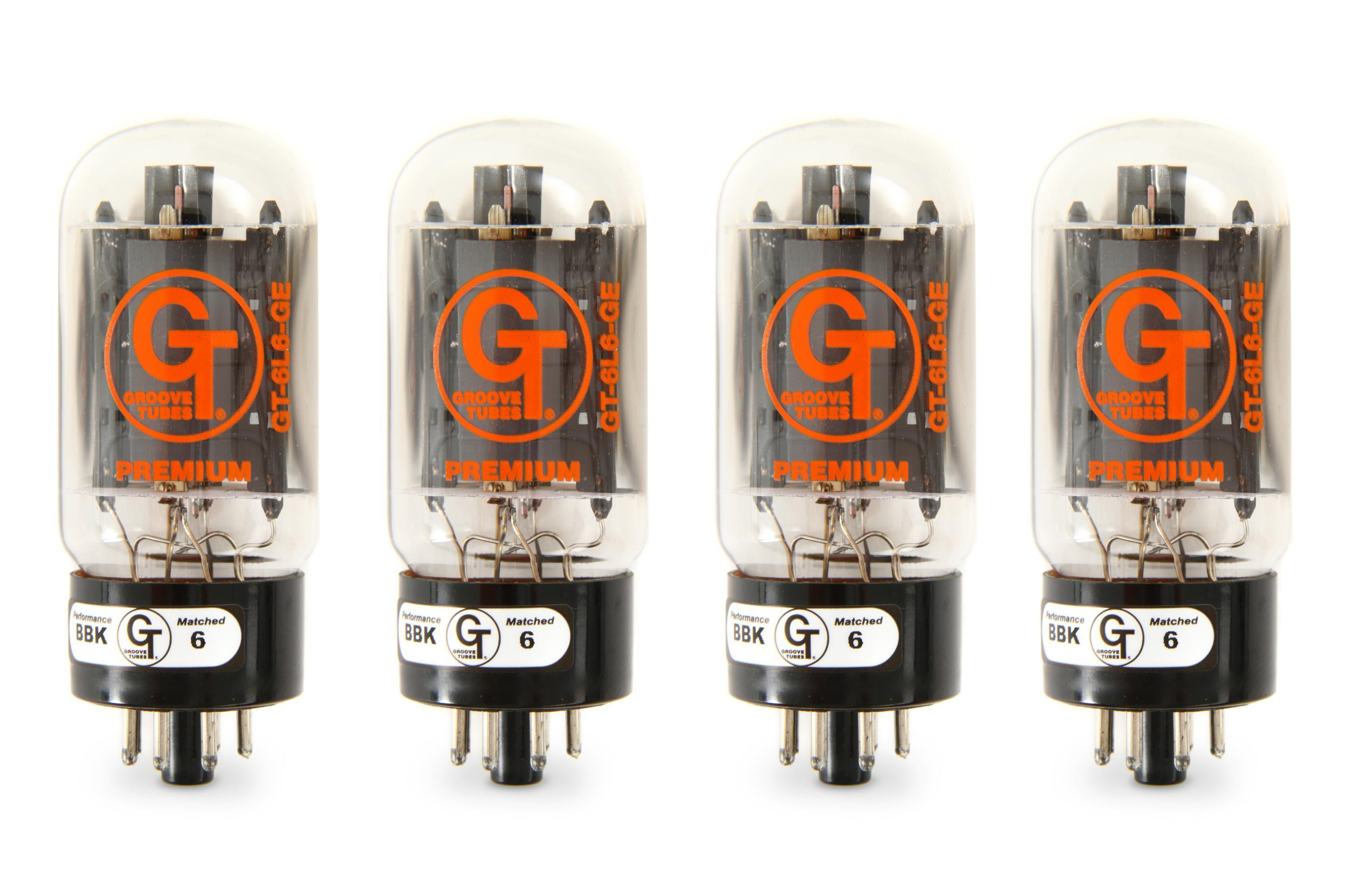 Groove Tubes GT-6L6GE General Electric Power Tubes - Medium Quartet