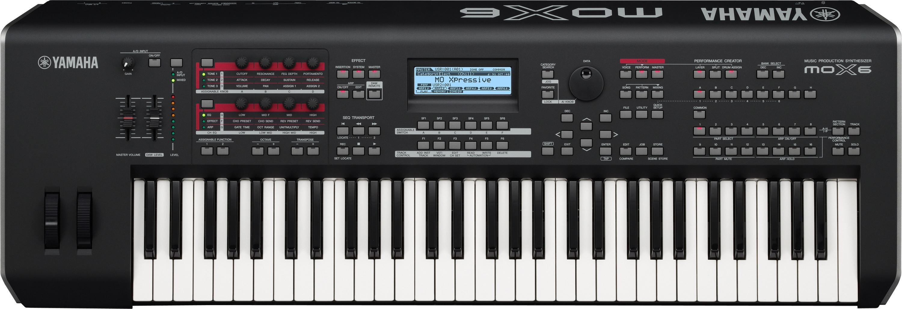 Yamaha MOX6 61-key Synthesizer Workstation | Sweetwater